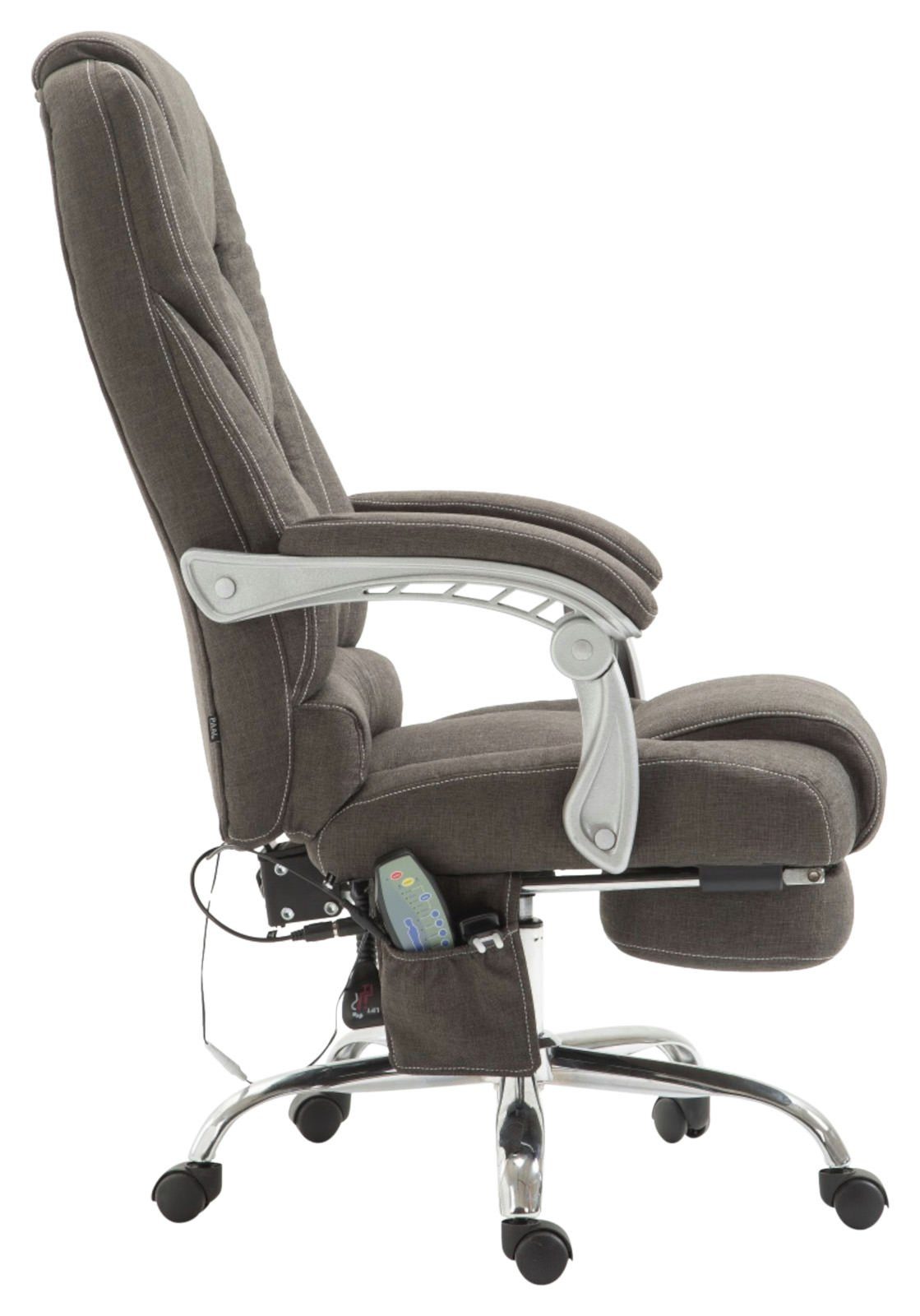 CLP Schreibtischstuhl Pacific Stoff (1er), Massagefunktion, drehbar