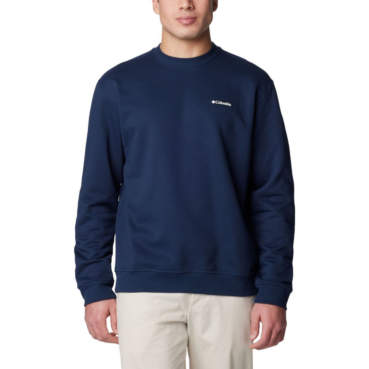Columbia Sweatshirt Meridian Creek Crew Herren-Sweatshirt mit Rundhalsausschnitt, gerippten Bündchen und Saum