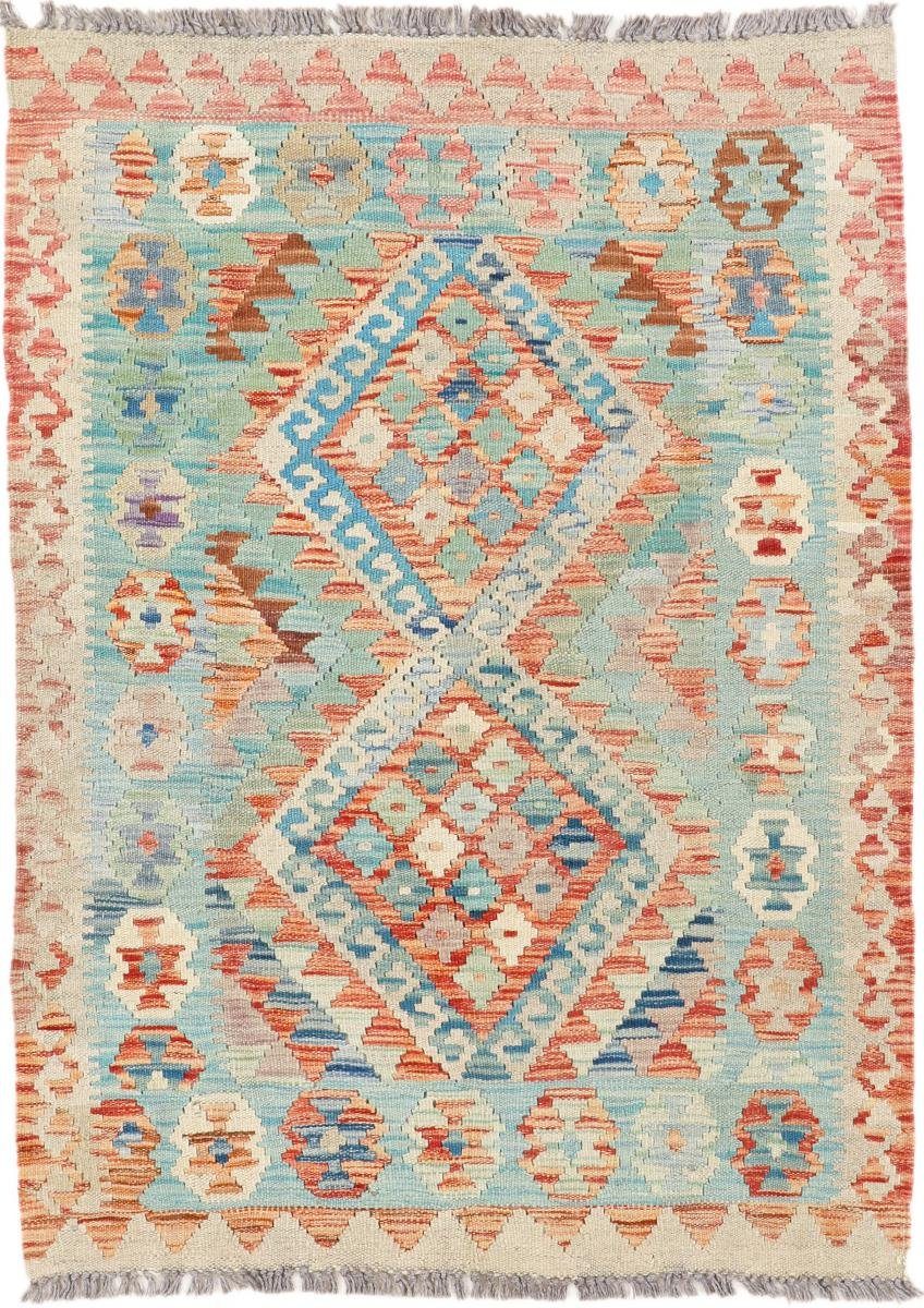 Orientteppich Kelim Afghan Heritaje 91x124 Handgewebter Orientteppich, Nain Trading, rechteckig, Höhe: 3 mm