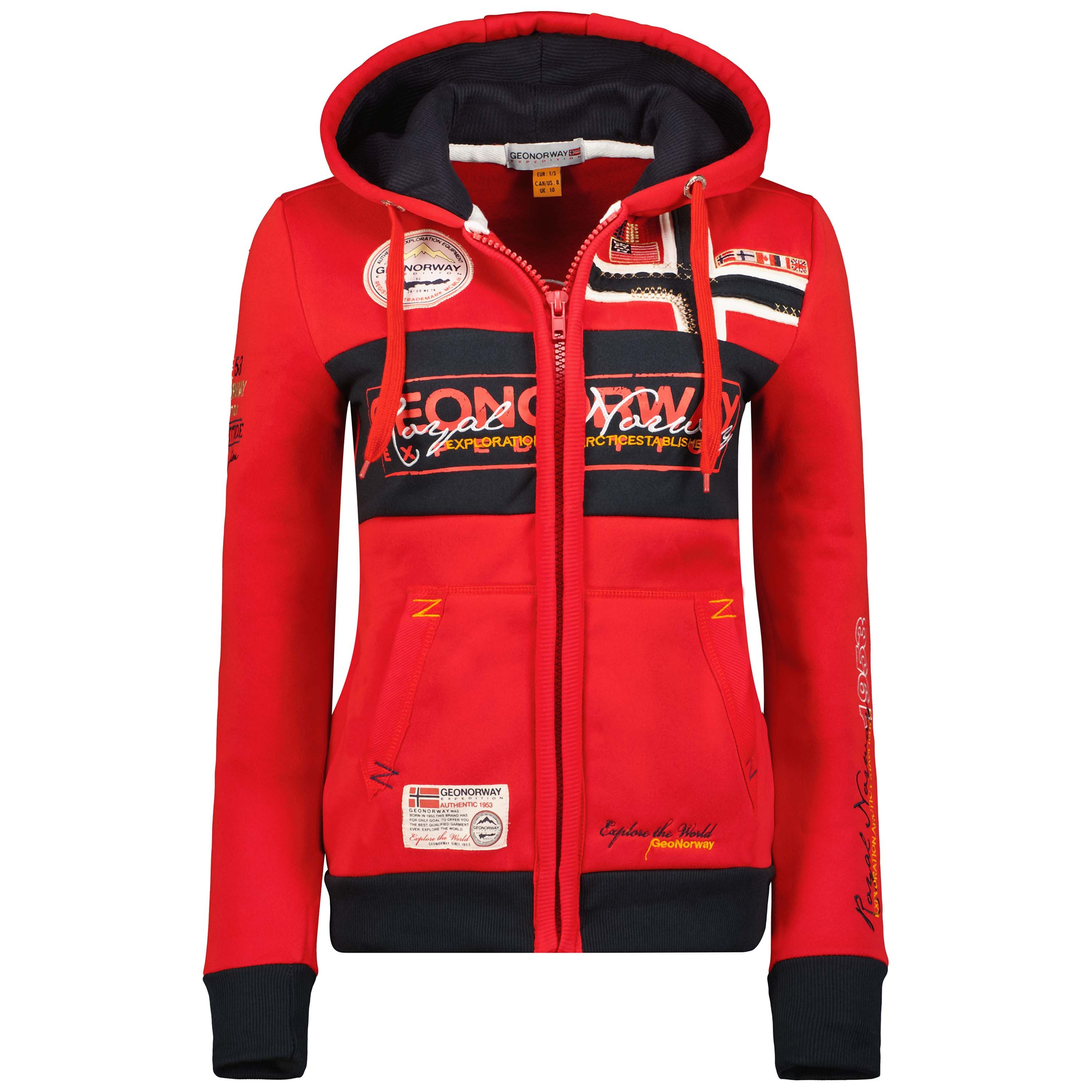 Funktionsjacke Geographical Norway Damen 017 L / 40 Rot