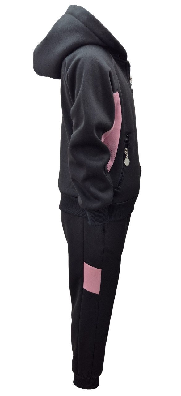 Girls Fashion Jogginganzug Jogginganzug Freizeitset Sweat-Jacke + Jogginghose MF171e