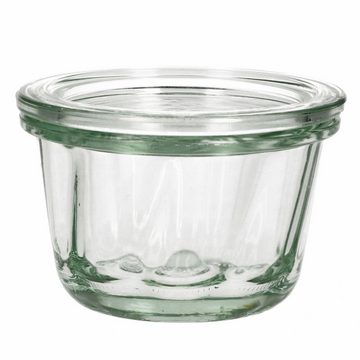 MamboCat Einmachglas 6er Set Weck Gugelhupfglas 165 ml + 6 Glasdeckel mit Rezeptheft