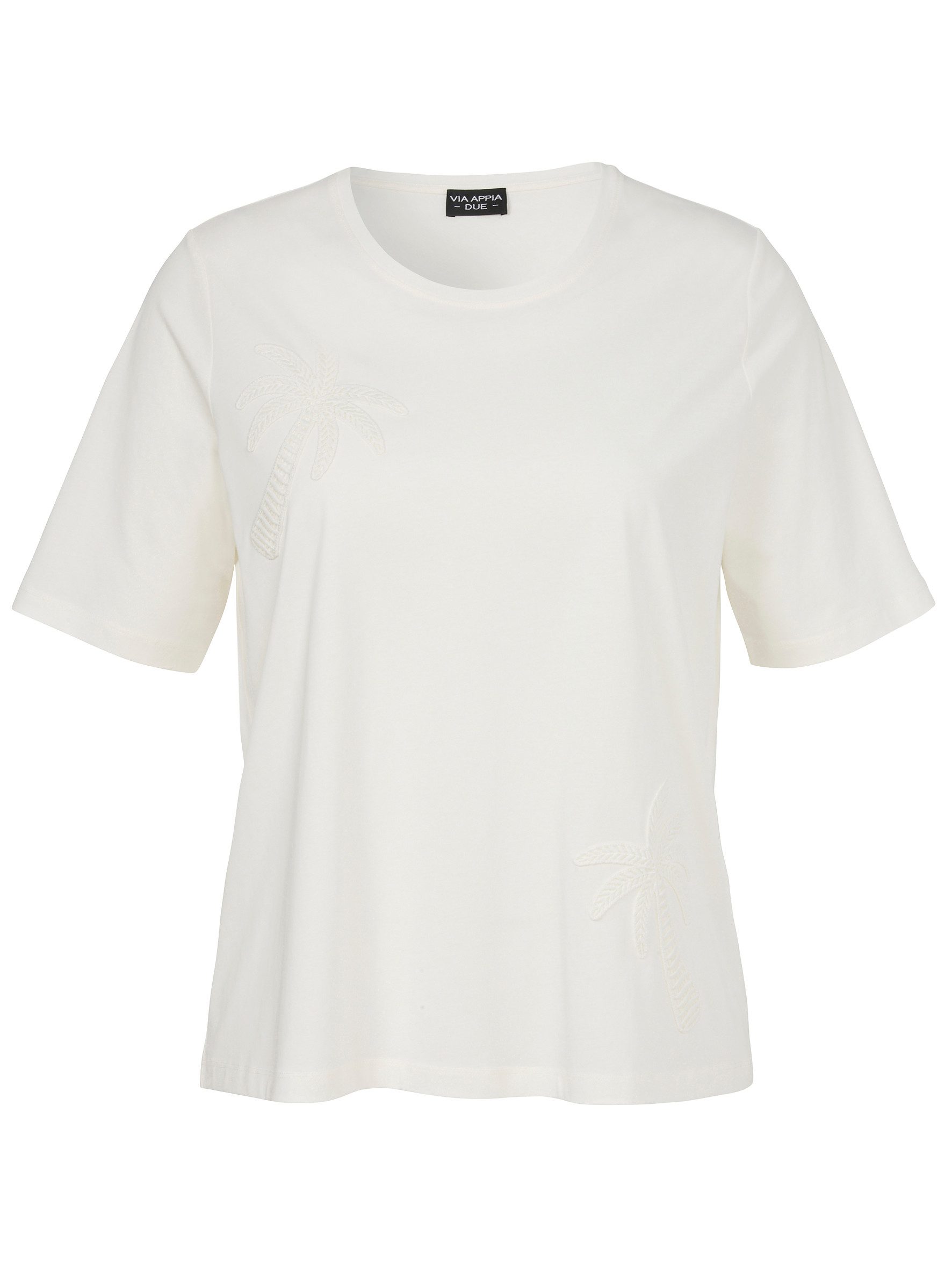 VIA APPIA T-Shirt T-Shirt Rundhals 1/2 Arm Schmuck