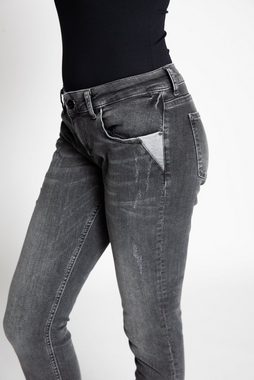 Zhrill Mom-Jeans Skinny Jeans NOVA Black angenehmer Tragekomfort