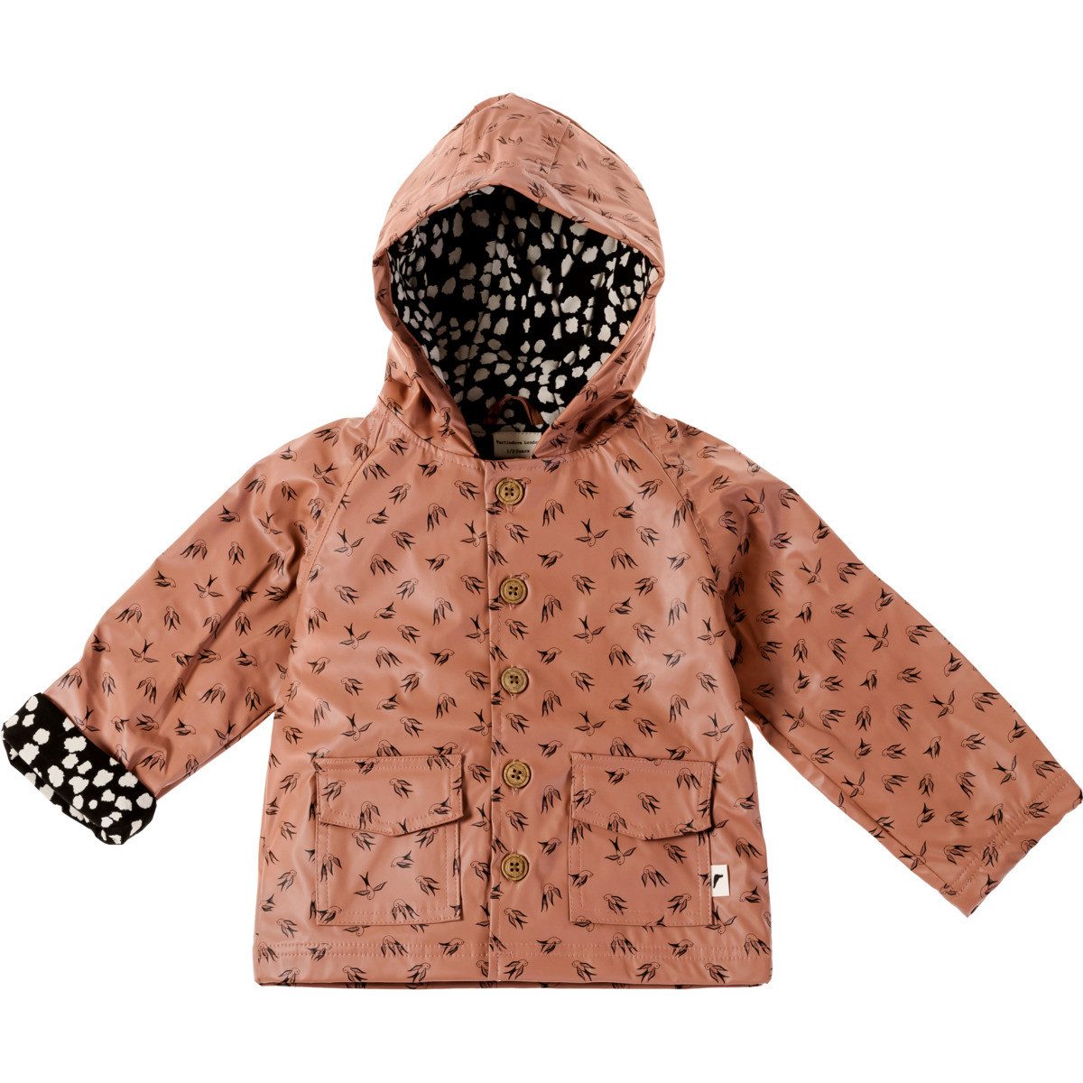 Turtledove London Softshelljacke Vogel Unisex Kinder Übergangsjacke, Windbreaker, Outdoor, Funktionsjacke, Wanderjacke