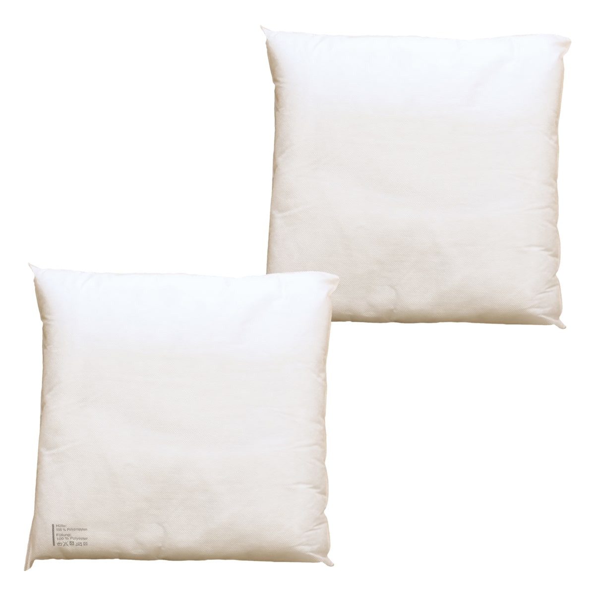 matches21 HOME & HOBBY Kissenbezüge Flauschige Polyester Kissenfüllungen Füllkissen 2er in 30 x 30 cm, (2 Stück), Weiches Innenkissen als Kissenhülle Kissenbezug Dekokissen Füllung
