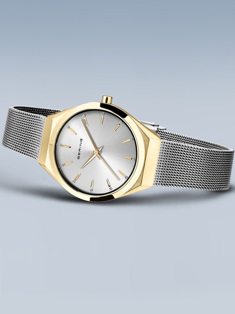 Slim Ultra bicolor Quarzuhr 3ATM Damen 18729-010 Bering 29mm Bering