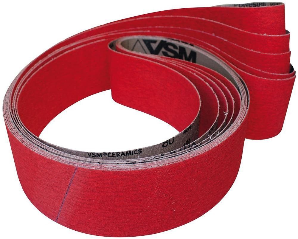 VSM Schleifpapier VSM Schleifgewebeband Keramik 25x 760mm K 80