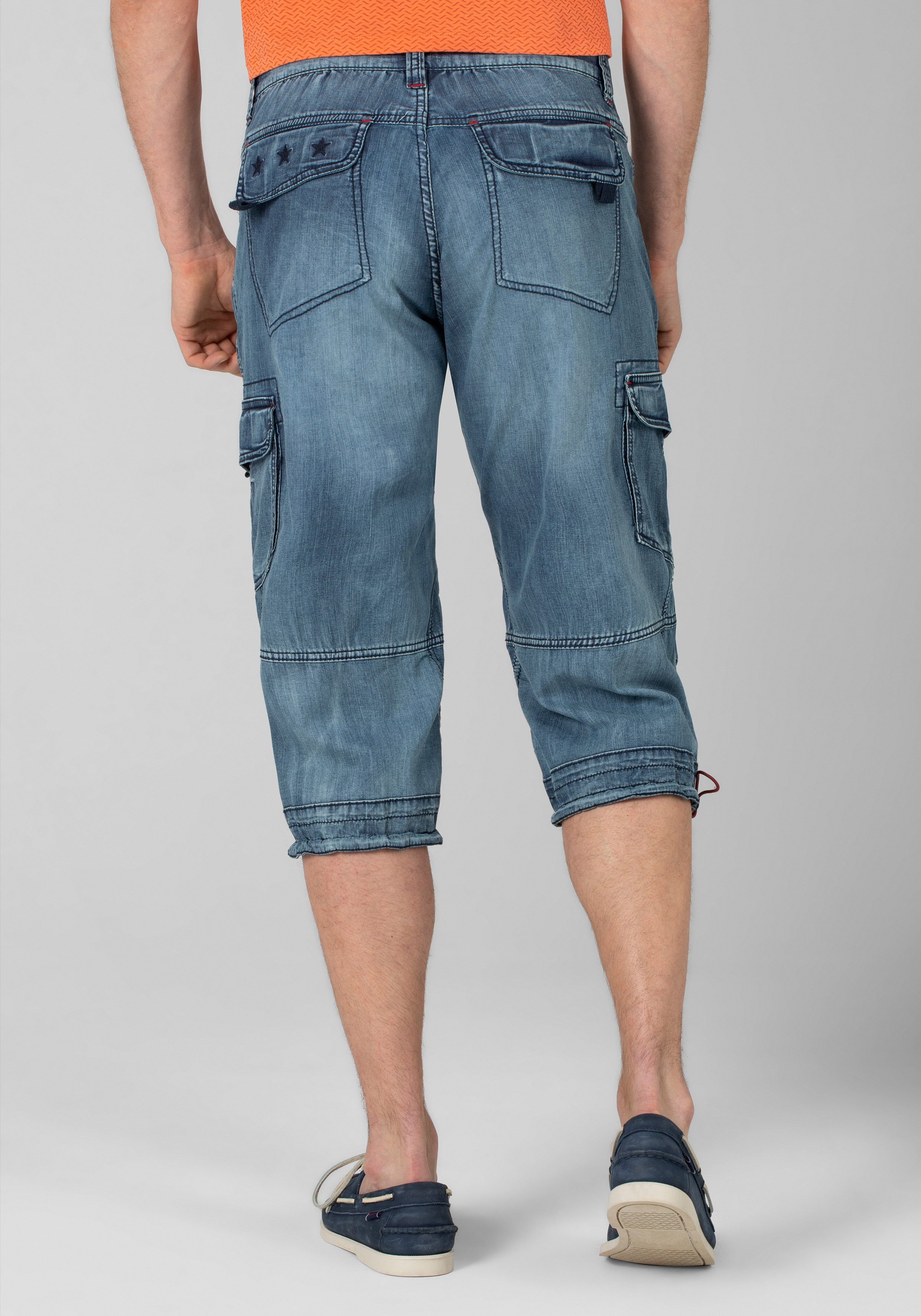 TIMEZONE 3/4-Jeans »Loose MilesTZ«, Medium Waist Hose mit Kontrast-Mesh am  Bund innen online kaufen | OTTO