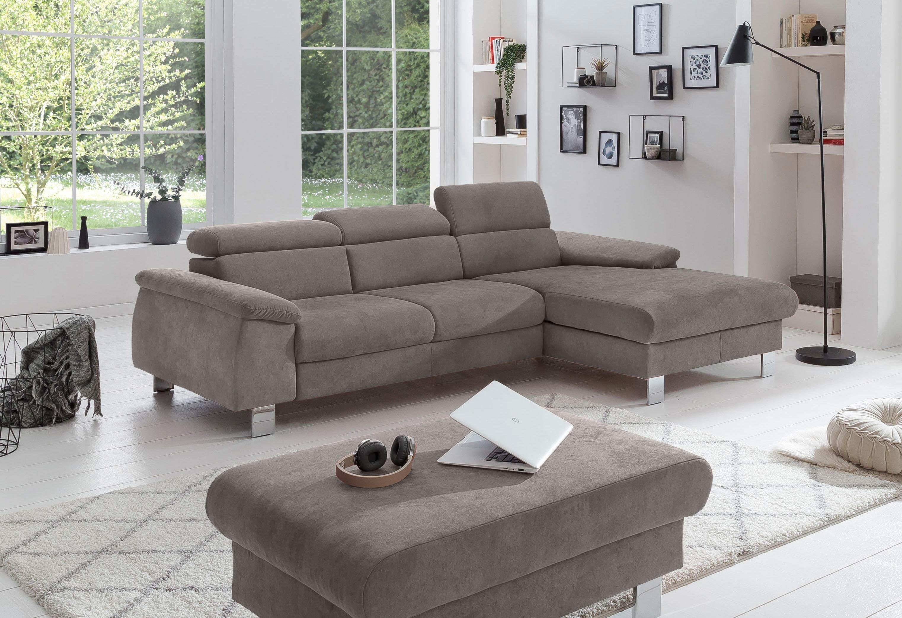 COTTA Ecksofa Komaris, Ecksofa, L-Form, Bodenfreiheit 12,5 cm