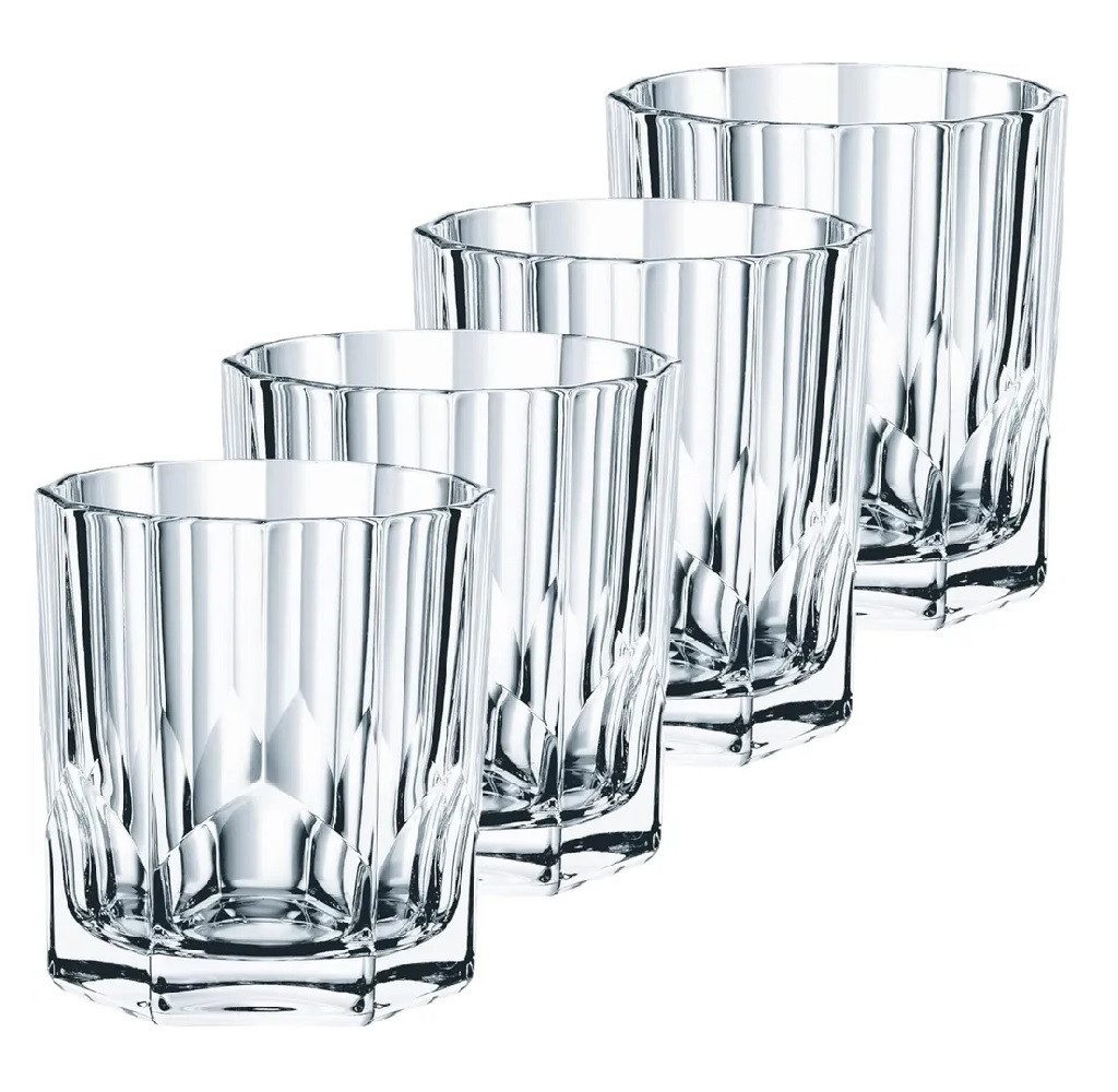 Nachtmann Schnapsglas Nachtmann Aspen Whiskybecher Set 4tlg., Glas