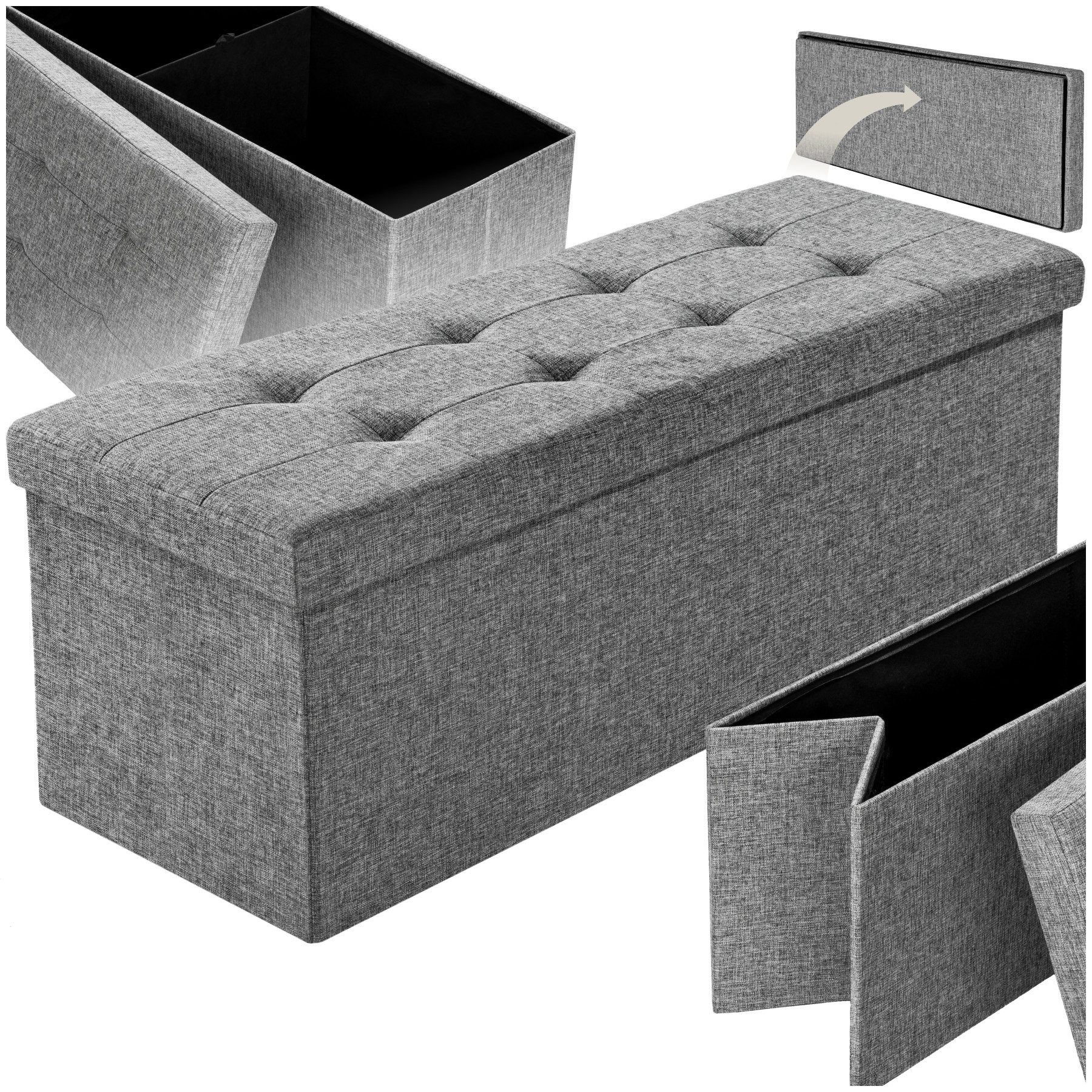 tectake Sitzhocker, faltbar günstig online kaufen