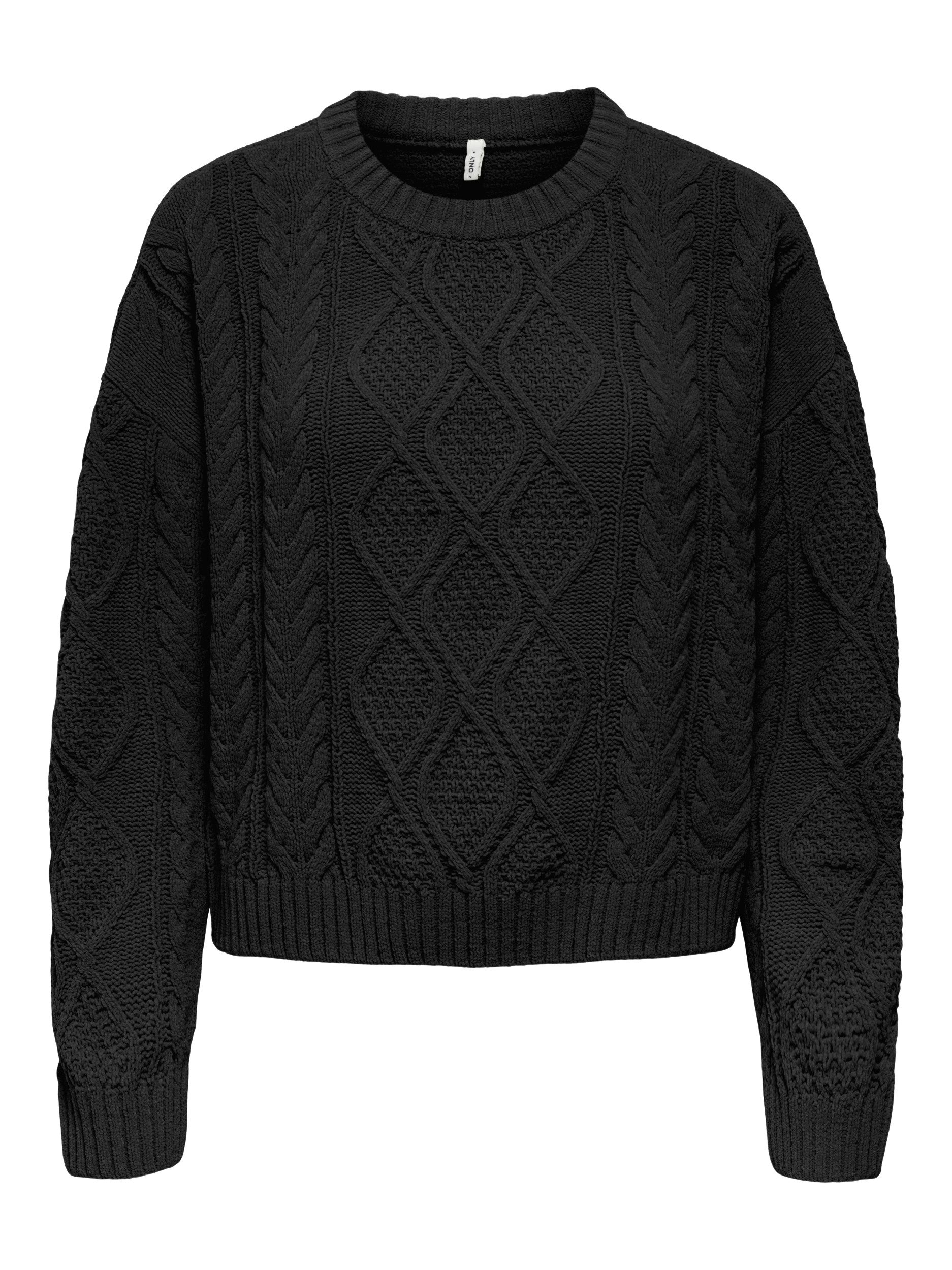 Strickpullover ONLELLY LIFE LS CABLE O-NECK CC KNT