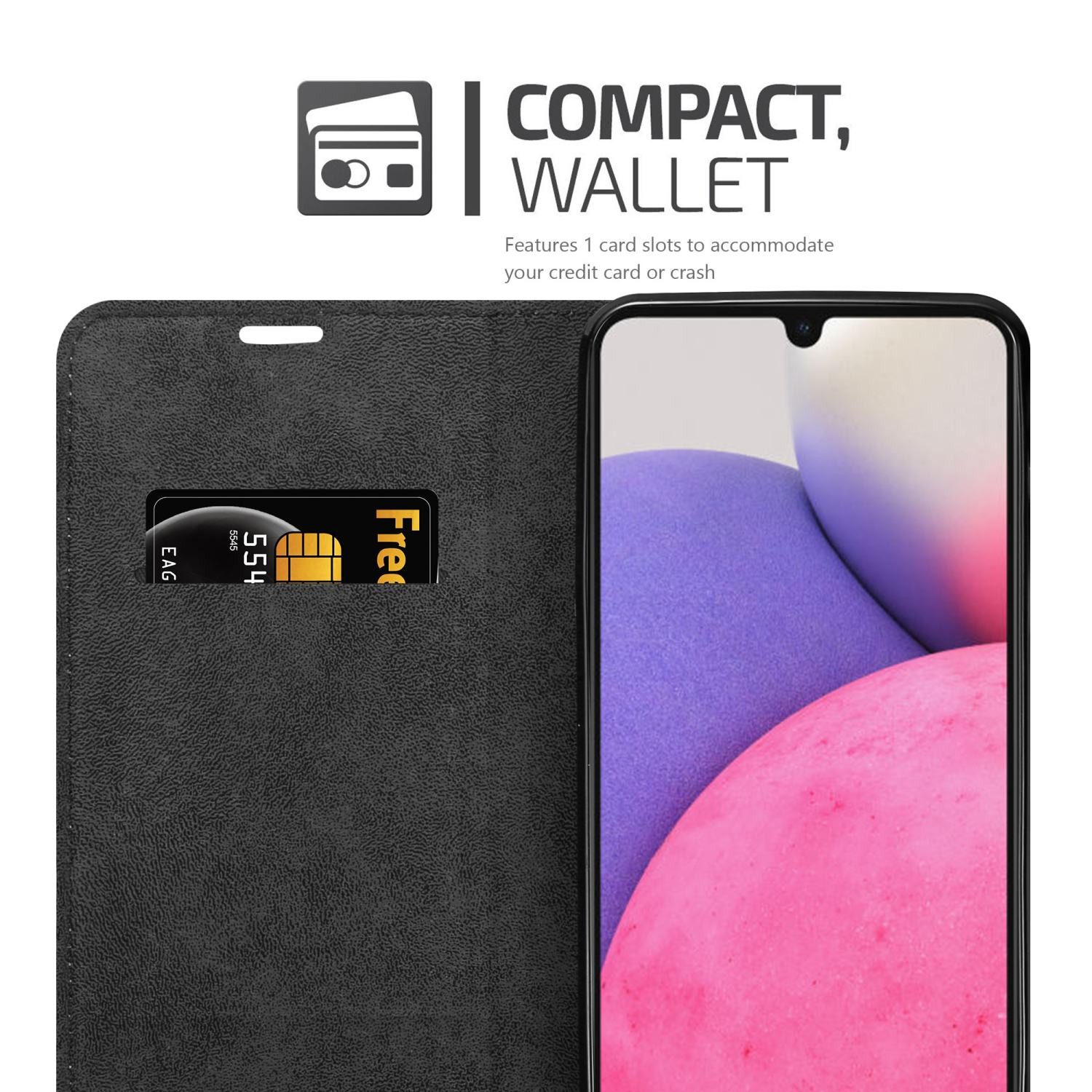 Cadorabo Handyhülle für Samsung Galaxy A33 5G Hülle Samsung Galaxy A33 5G, Hülle Schutzhülle mit Standfunktion, Magnetverschluss und Kartenfach