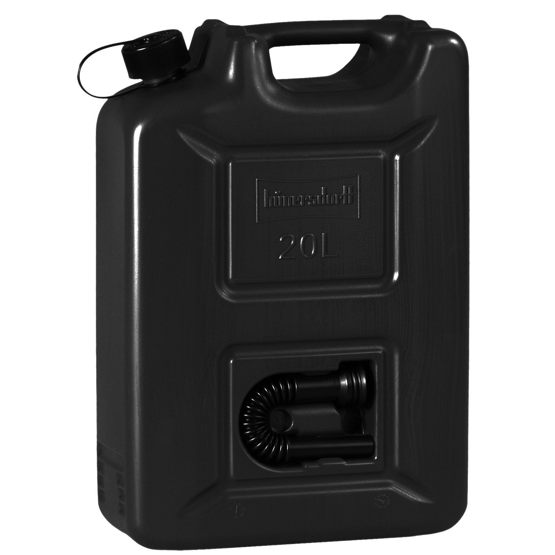 hünersdorff Kanister Benzinkanister 20 Liter Diesel Kraftstoffkanister 20L  UN−Zulassung (1 St), 20 Liter Fassungsvermögen - Für eine große Menge an  Kraftstoff.