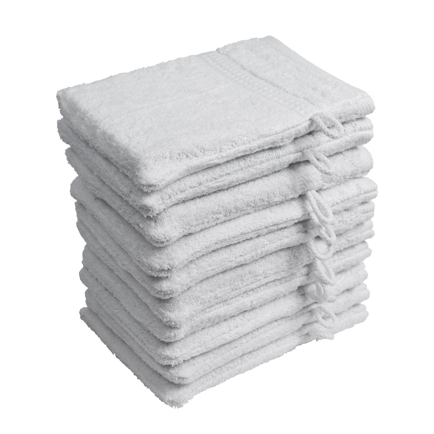 mit (1-St) 100% Frotteeware Baumwolle Bordüre Handtücher Uni Handtuchset, Handtuch soma Baumwolle,
