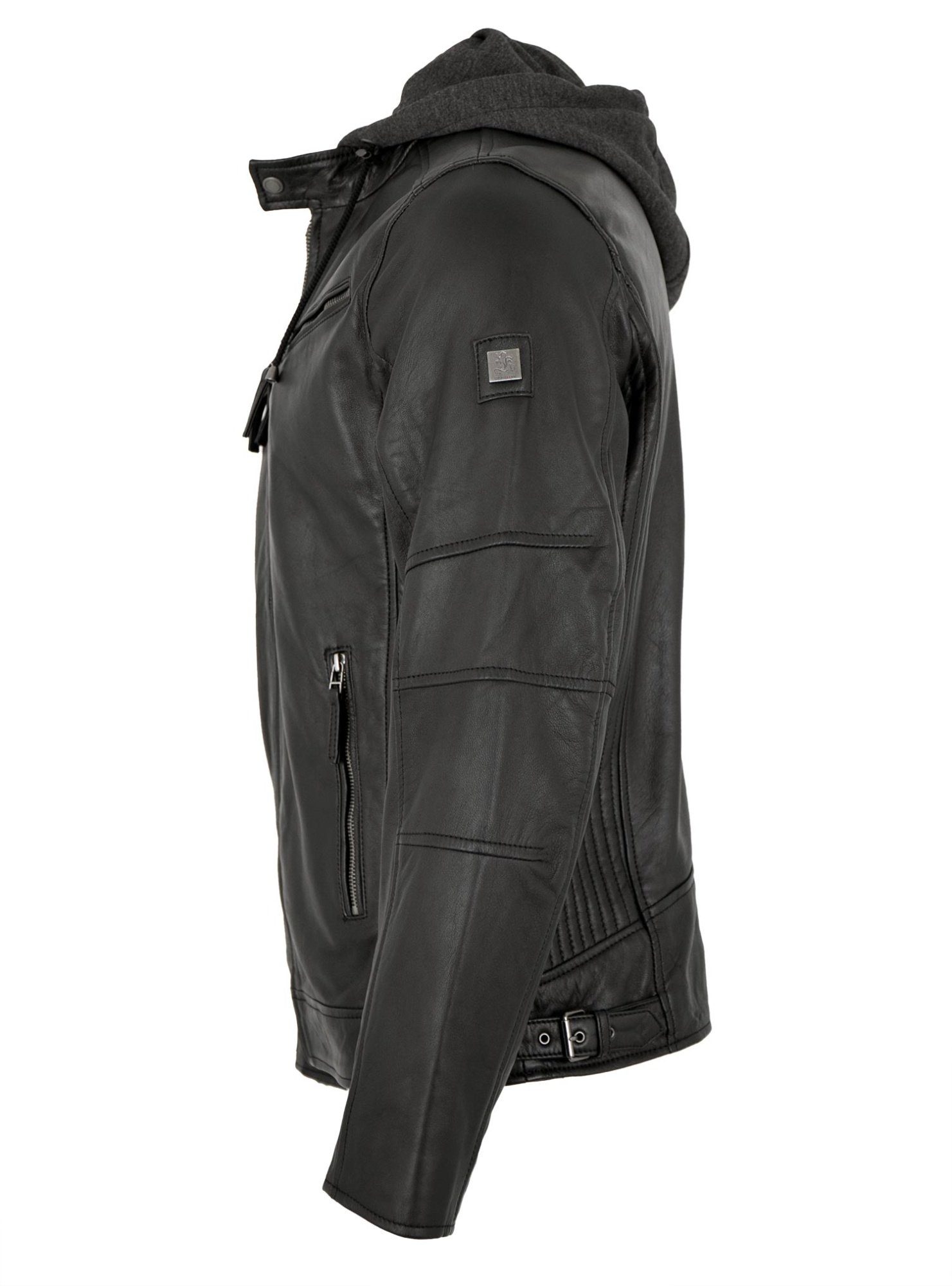 Otto Kern Lederjacke Lando/M OTTO KERN - Herren Lederjacke Kapuze Lammnappa günstig online kaufen