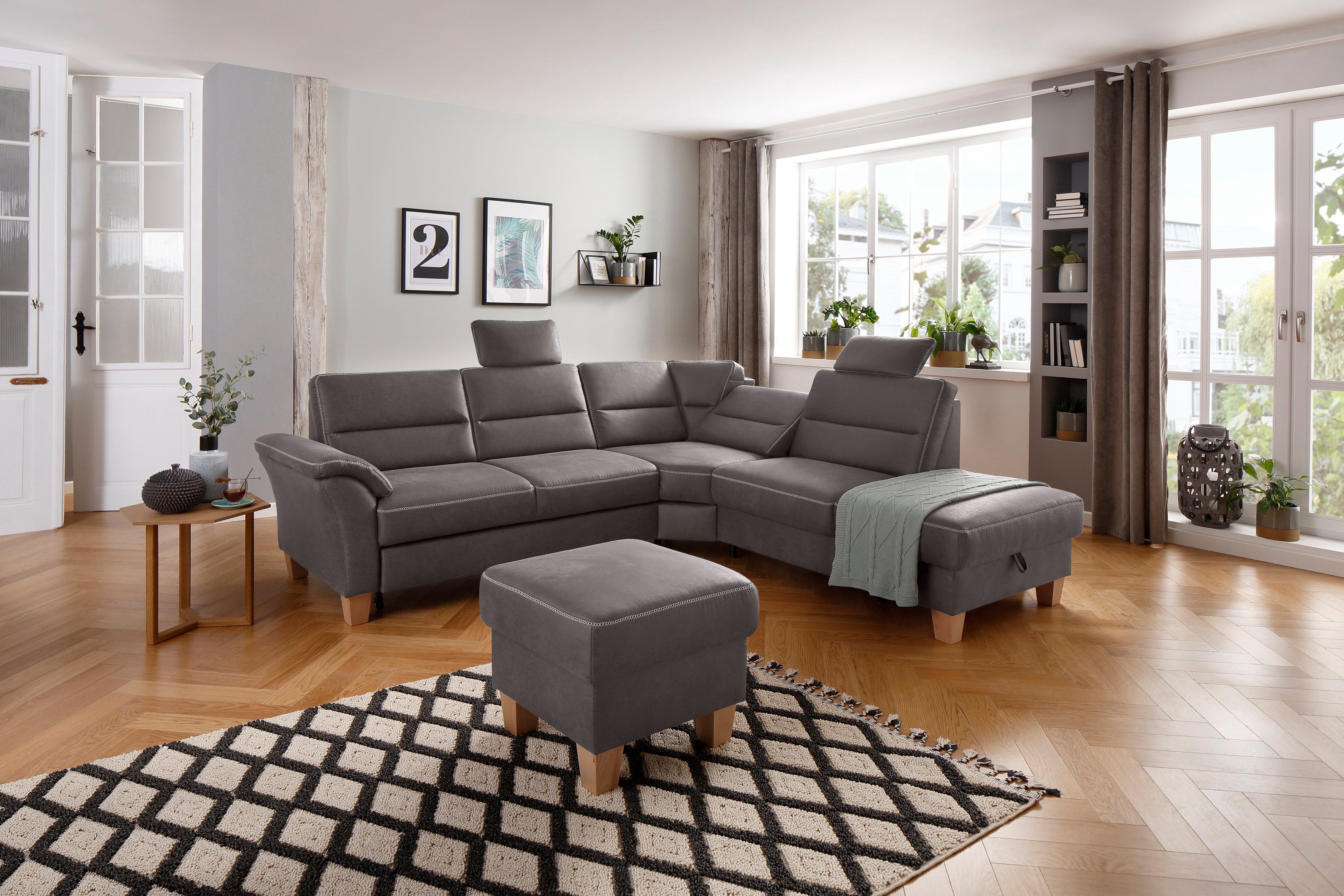 OTTO home Sofa-Kopfstütze Soleo, (2-St), passend zum Ecksofa "Soleo"