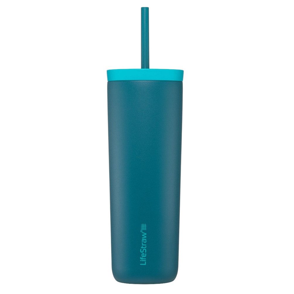 LifeStraw Trinkflasche Thermobecher Go Steel Tumbler Isolierter aus Edelstahl, mit