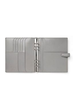 Filofax Terminplaner Organiser Lockwood A5 Concrete grau, Leder