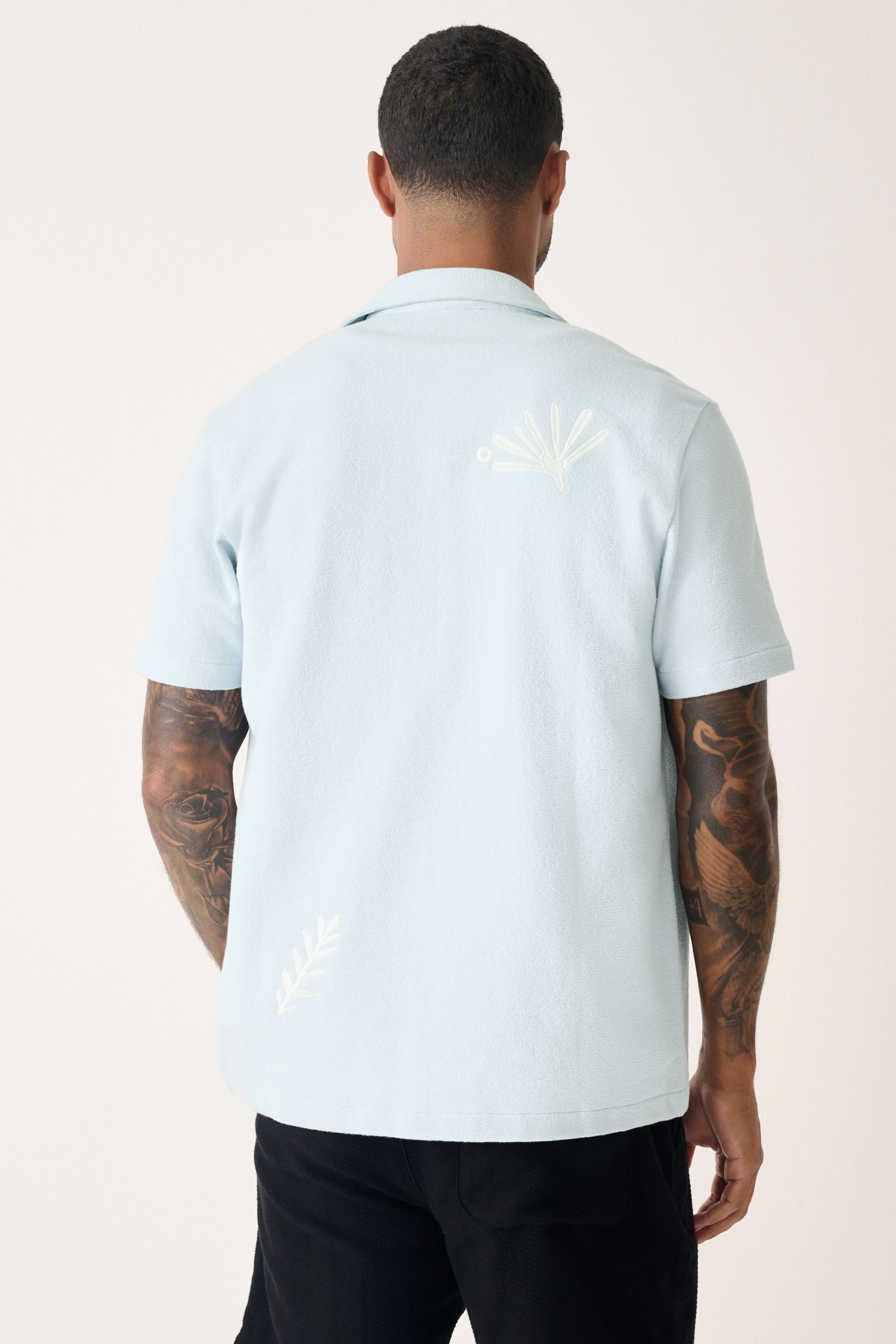 Next Kurzarmhemd Jersey-Hemd mit Grafikprint (1-tlg) günstig online kaufen
