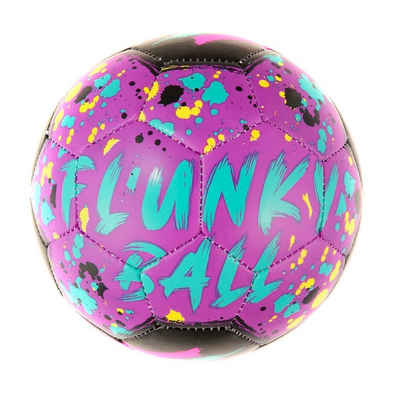 The Flunkyball Spielball Flunky Ball (schwarz/lila, 16cm), Optimaler Grip ist dank einer hochwertigen TPU Oberfläche