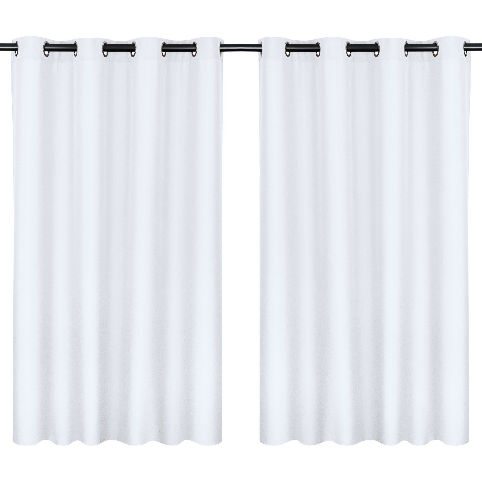 MOON Heimtextilien Vorhang Moon 2er Pack Vorhang Ocean 70% Blickdicht Ösenvorhang 140x245cm