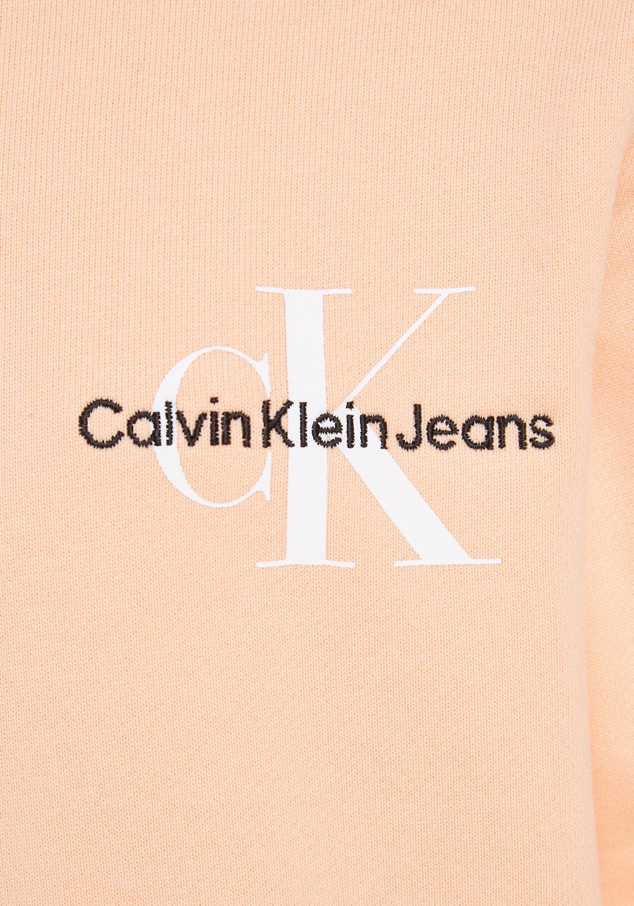 Kinder Kids Brust Calvin der Jeans Logostickerei MiniMe,mit Klein Kapuzensweatshirt Klein Calvin auf Junior