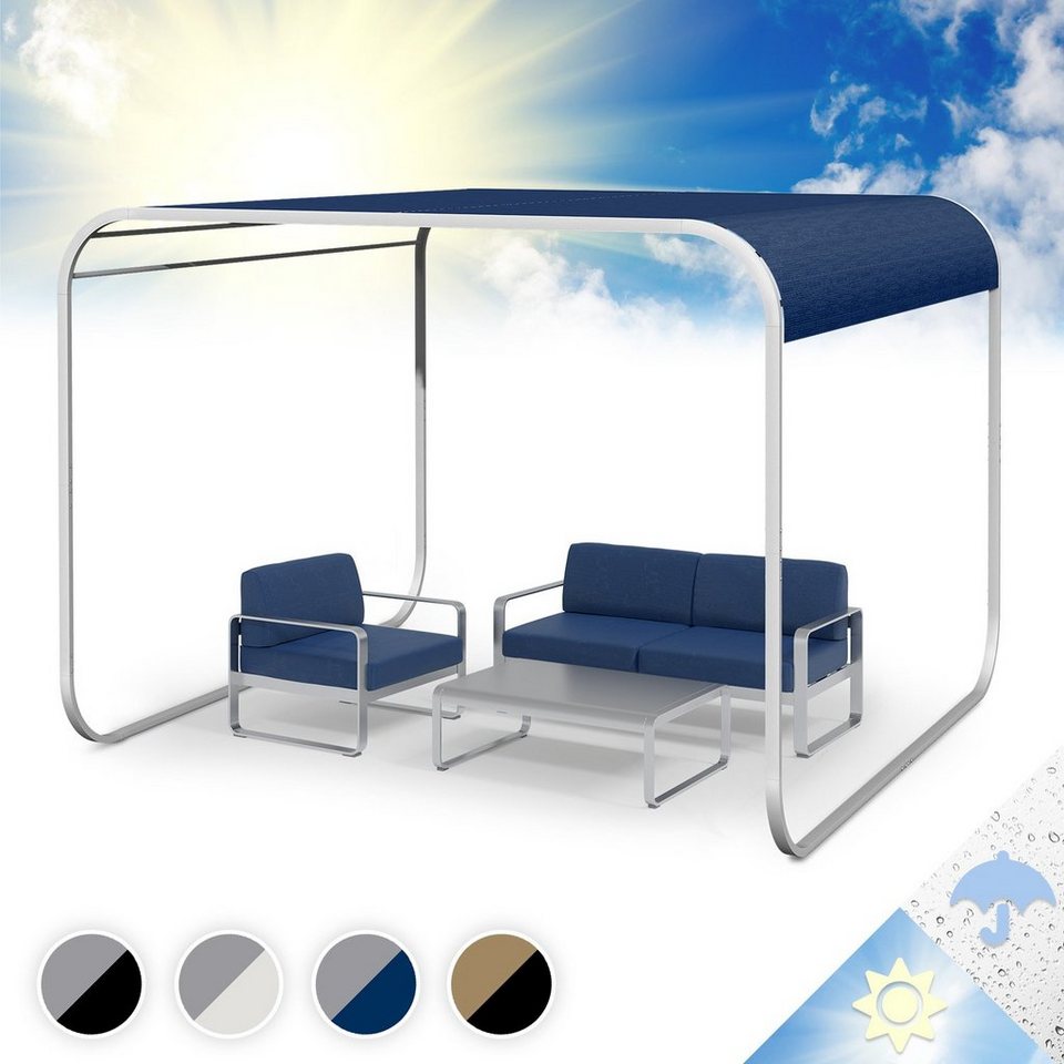 blumfeldt Pavillon »Orleans Gazebo 300 x 220 x 300 cm Schiebedach UV-Schutz 50+ leicht«, (Set, Set)