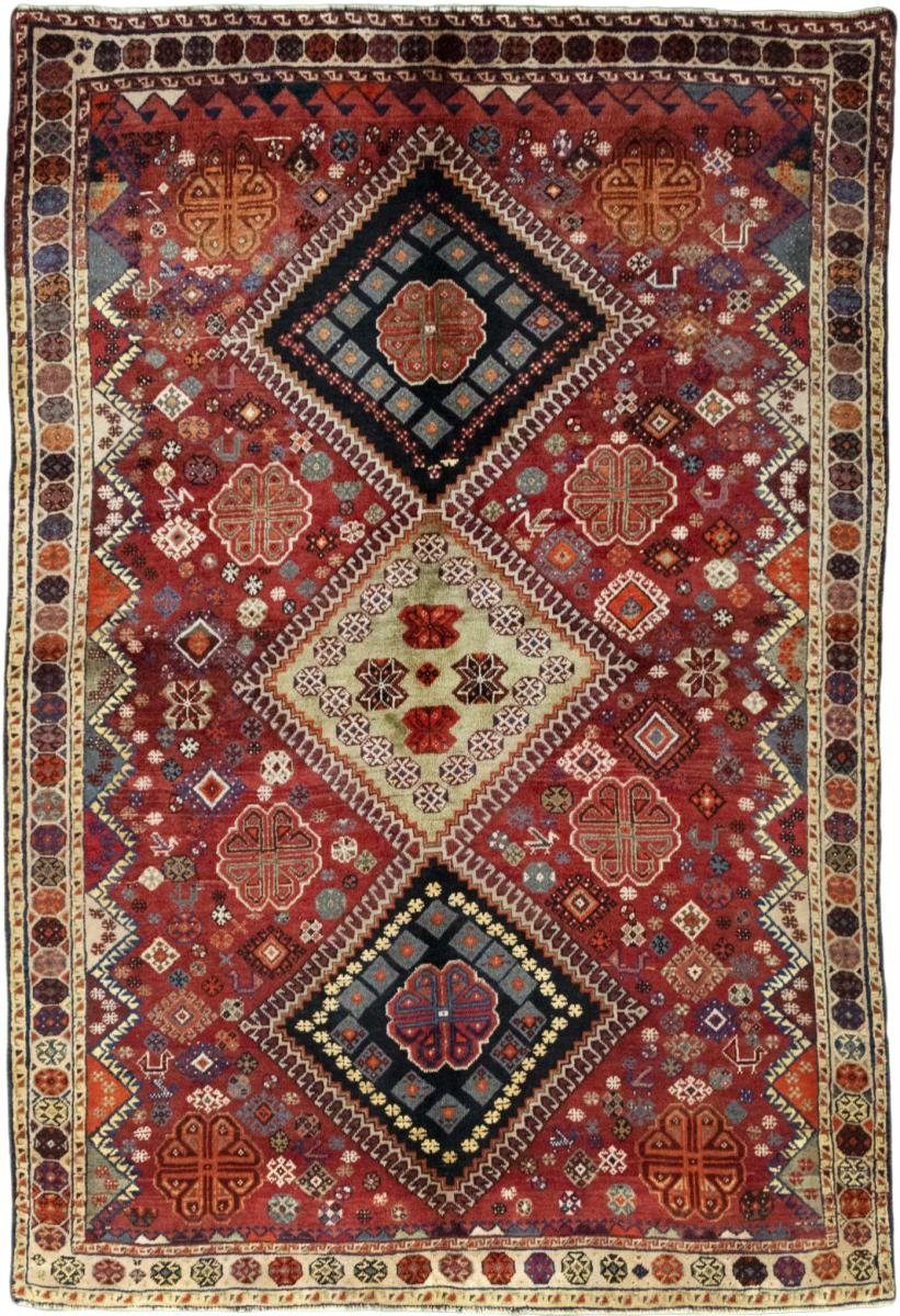 Orientteppich Shiraz 159x238 Handgeknüpfter Orientteppich / Perserteppich, Nain Trading, rechteckig, Höhe: 10 mm