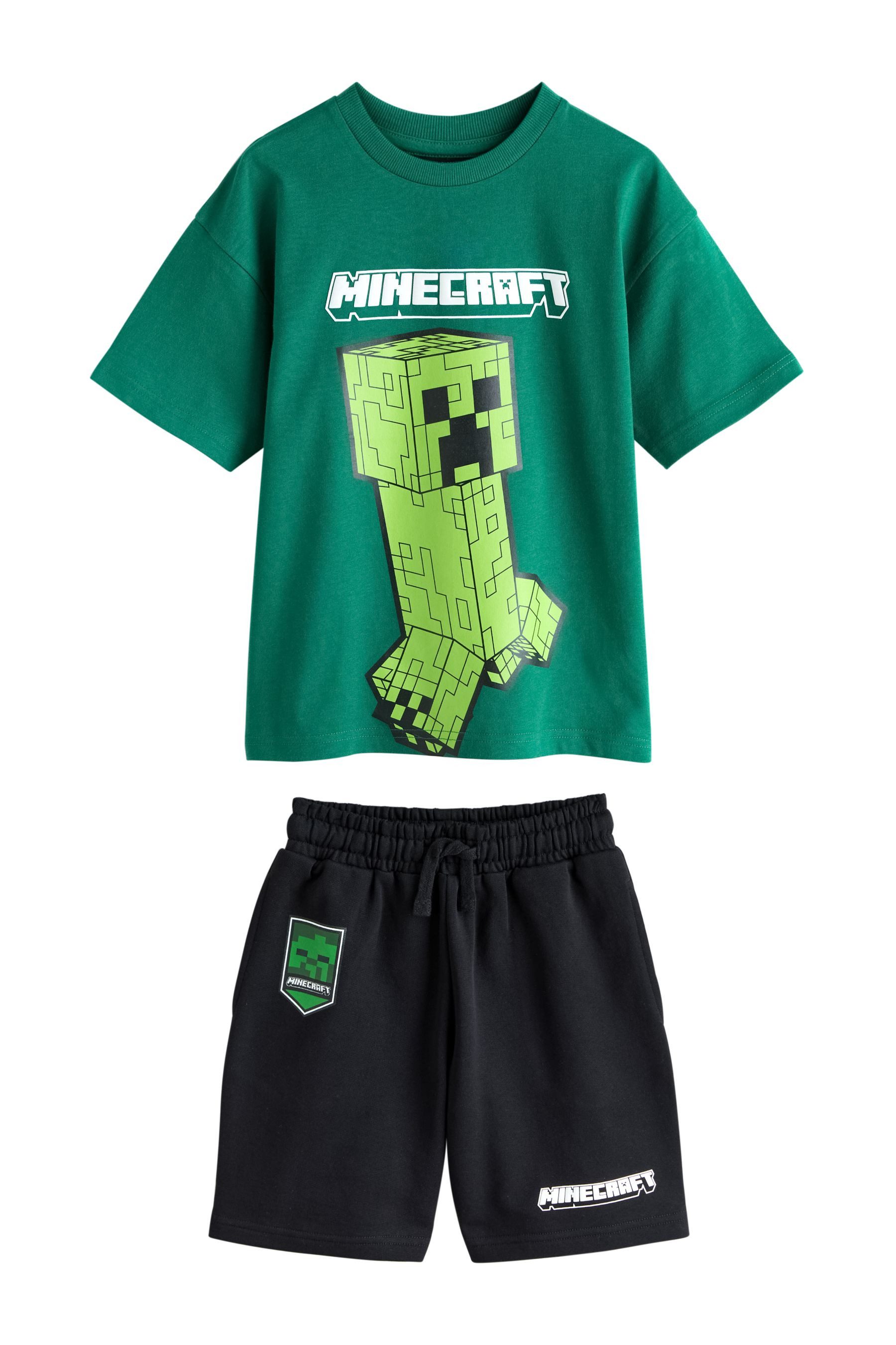 Next T-Shirt & Shorts T-Shirt und Shorts im Set, Minecraft (2-tlg)