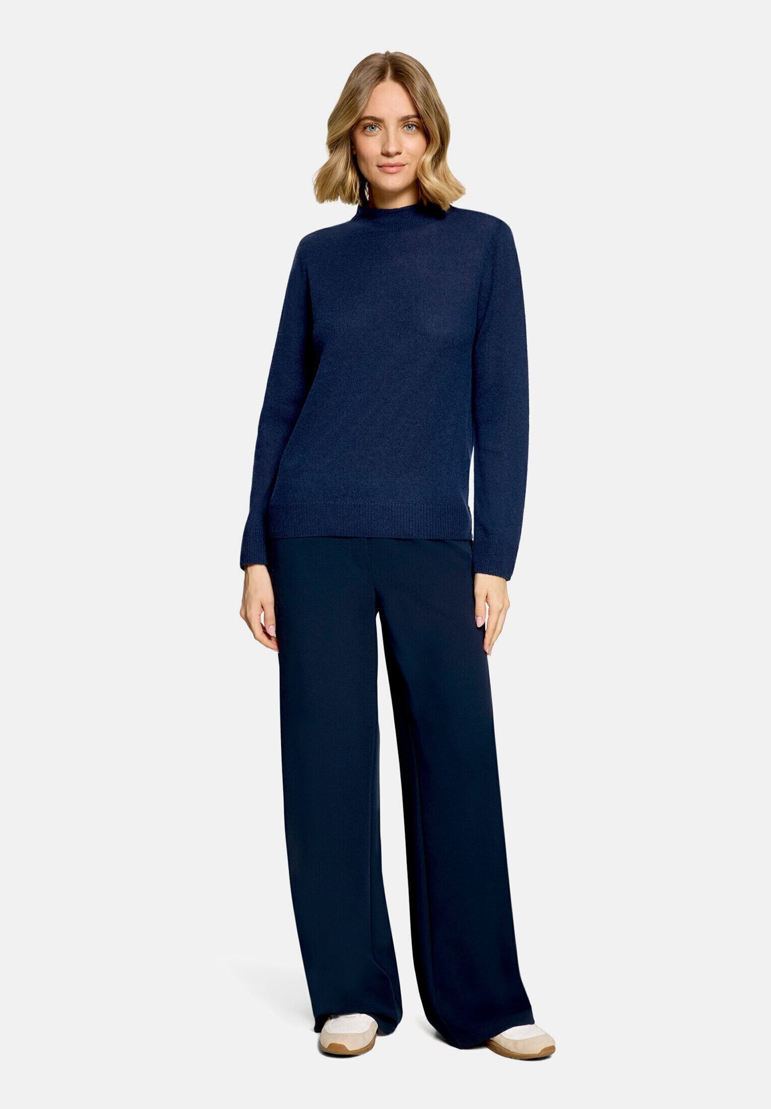 Betty Barclay Strickpullover Damen mit Stehkragen (1-tlg)