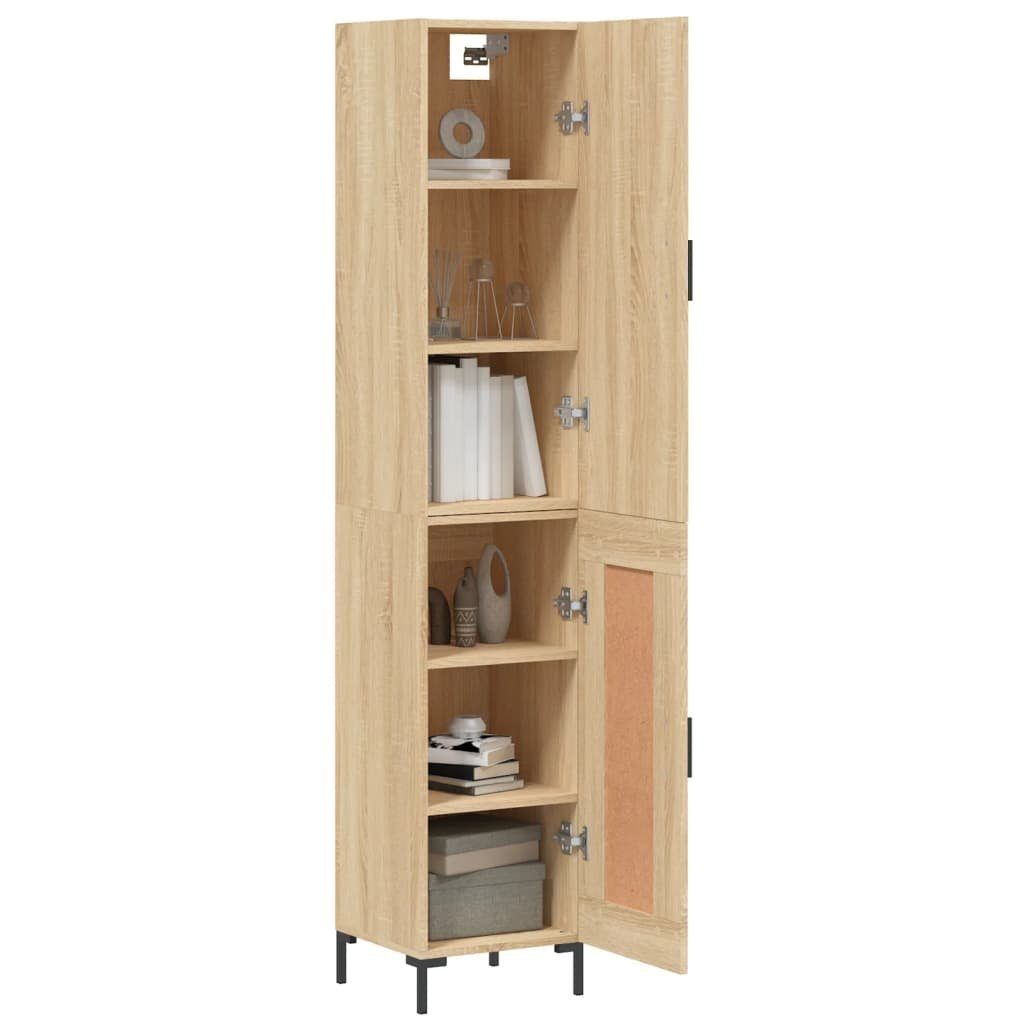 vidaXL Highboard Highboard Sonoma-Eiche 34,5x34x180 cm günstig online kaufen