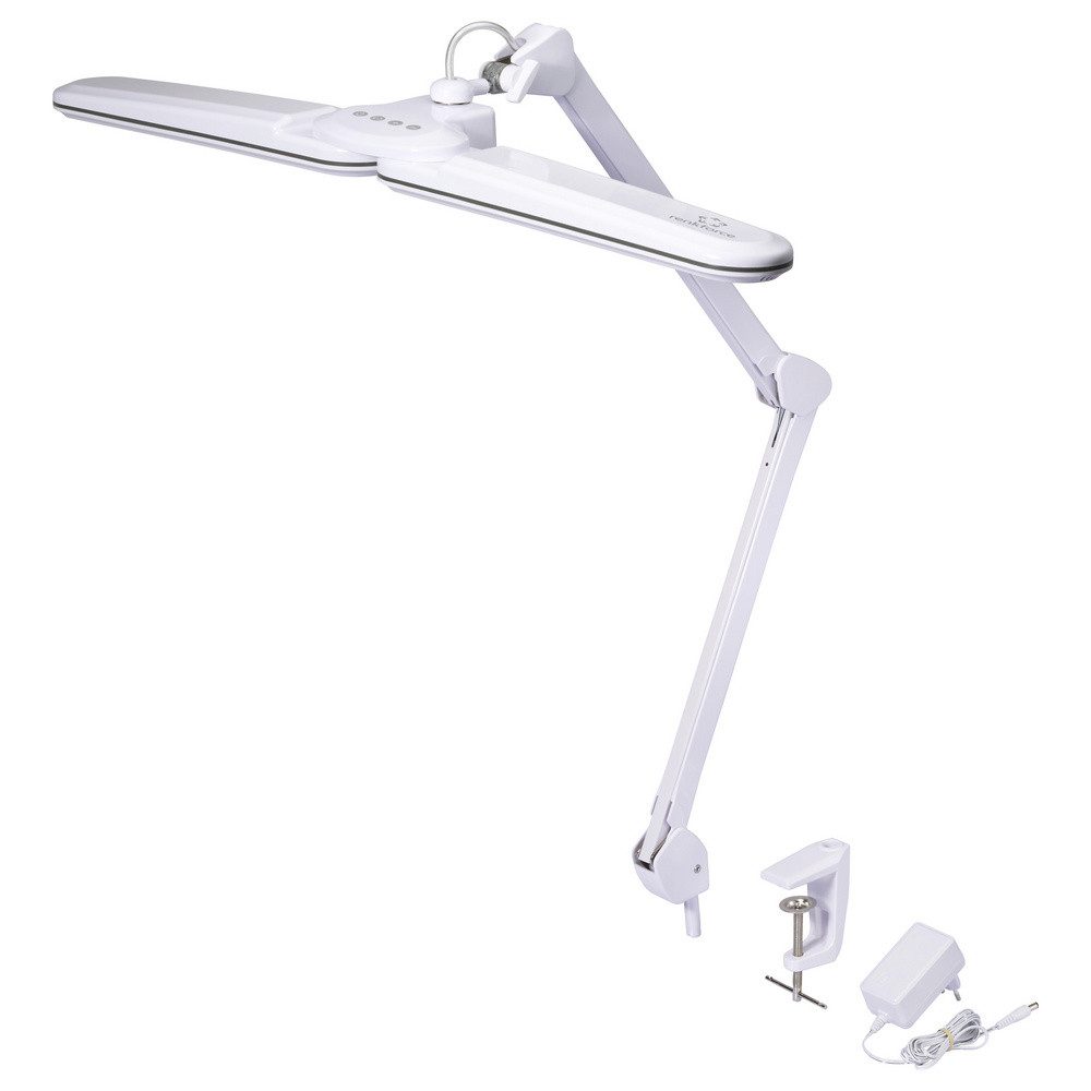 Renkforce Klemmleuchte Renkforce RF-7165304 Klemmleuchte LED LED 18 W Weiß-Grau