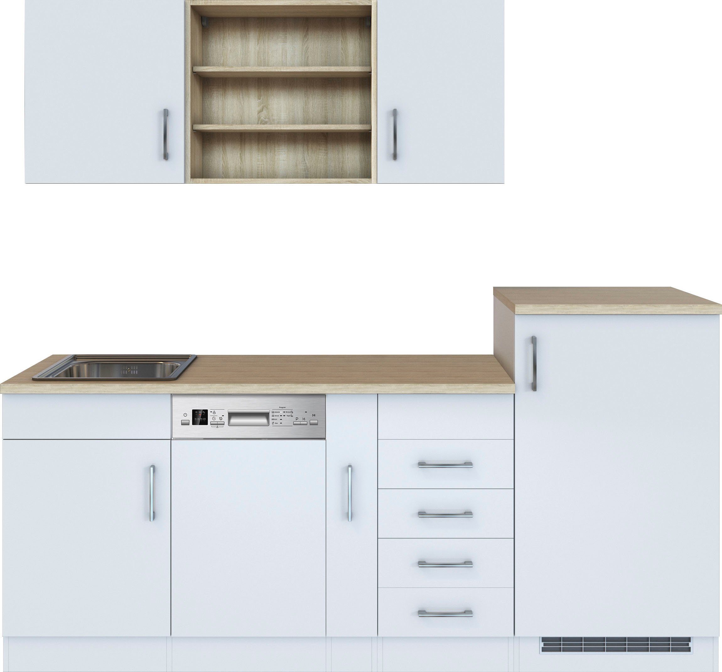 KOCHSTATION Küche KS-Mali, Breite 210 cm, günstig online kaufen