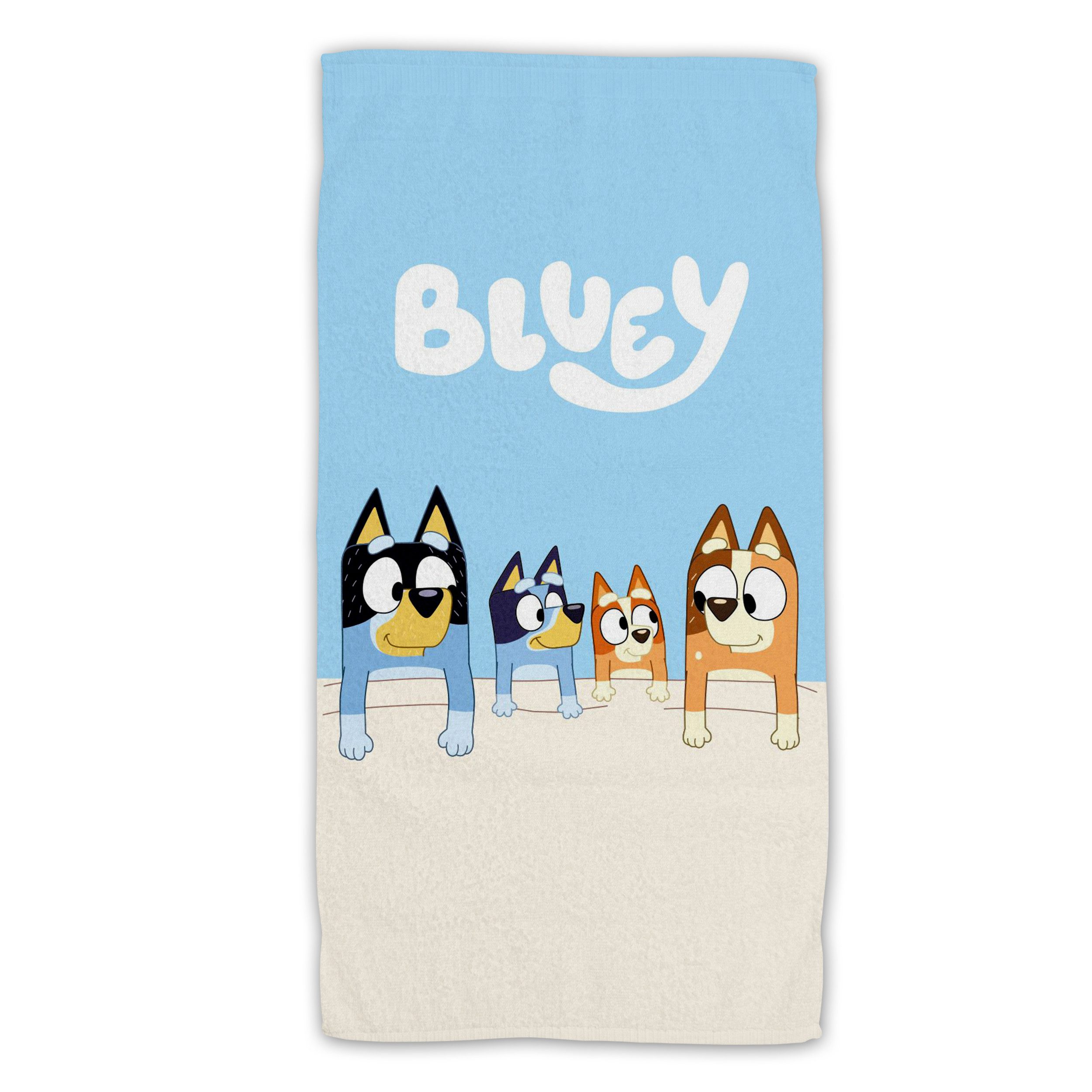 Bluey Strandtuch Baumwolle Strandtuch Frottee Badetuch günstig online kaufen