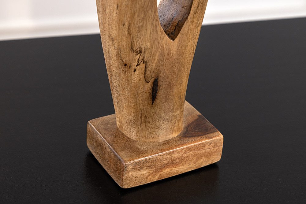 riess-ambiente Dekoobjekt AMARA 45cm natur – Mangoholz, handgefertigt, Design, Skulptur (Einzelartikel, 1 St), Deko-Holzfigur für Wohnzimmer & Regal – ideal für – Bild 5 von 5