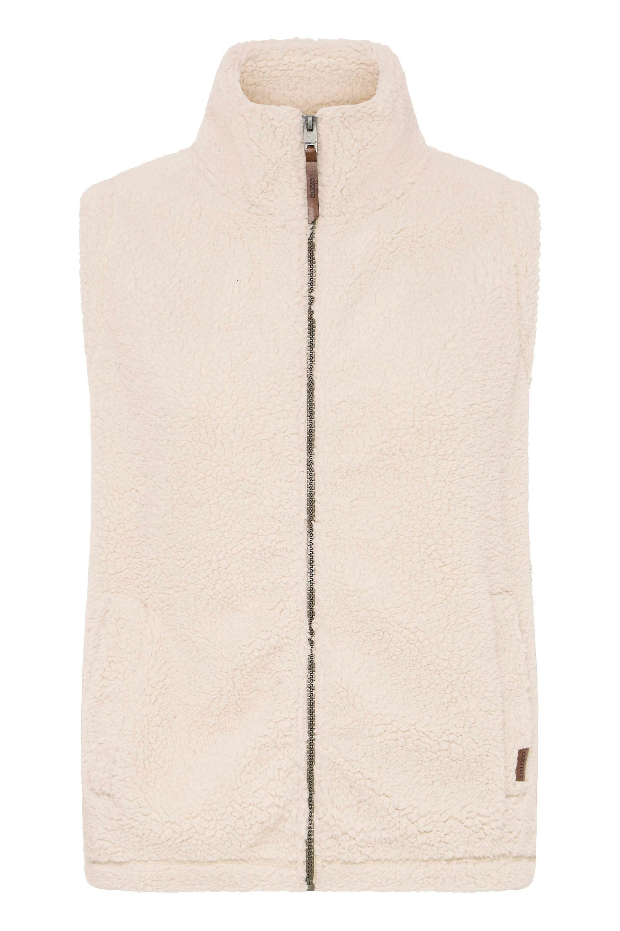 OXMO Fleeceweste OXBERINA Flauschige Teddy Fleeceweste günstig online kaufen