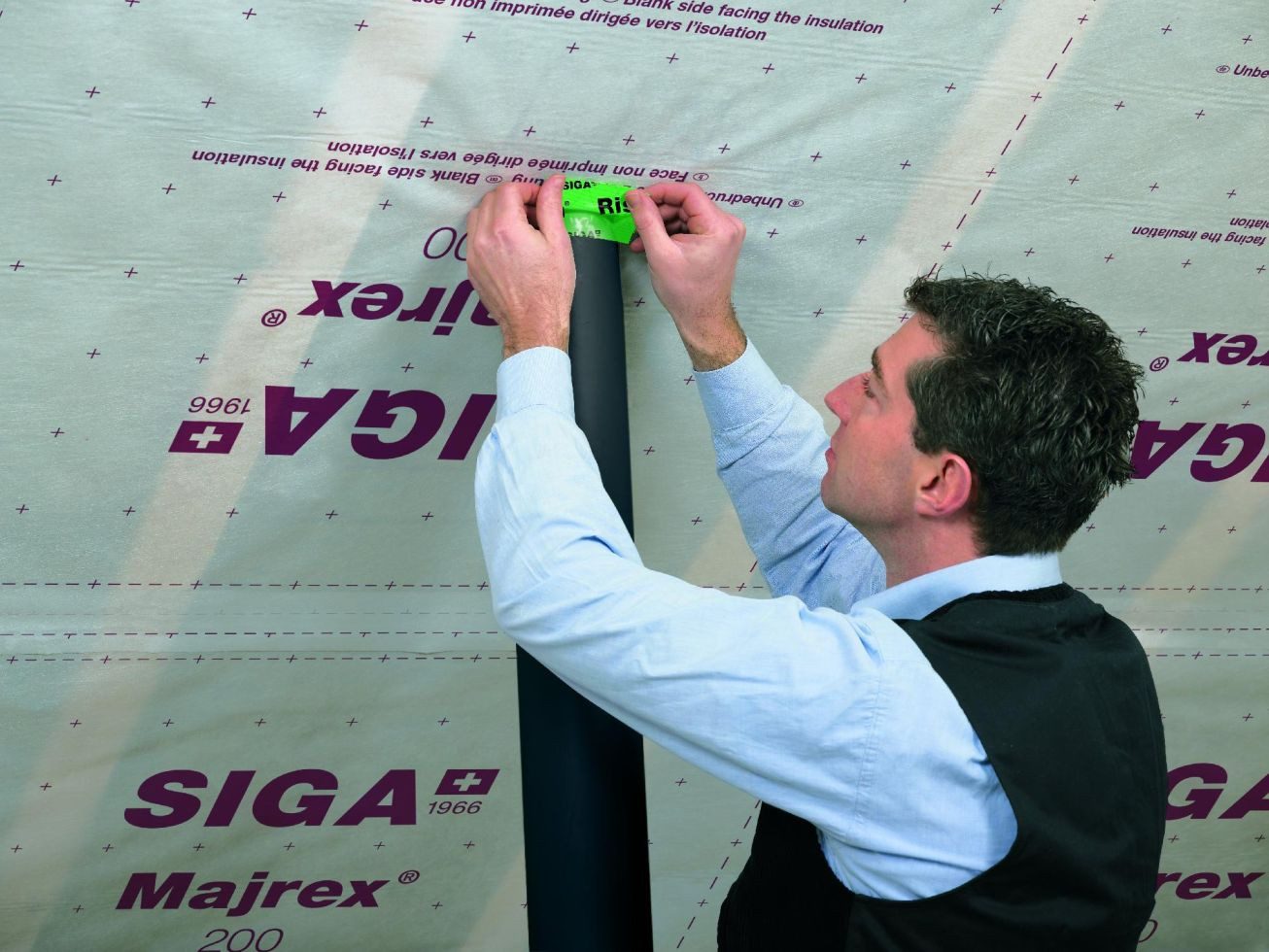 Siga Montageband Siga Klebeband Rissan 15 m x 6 cm grün