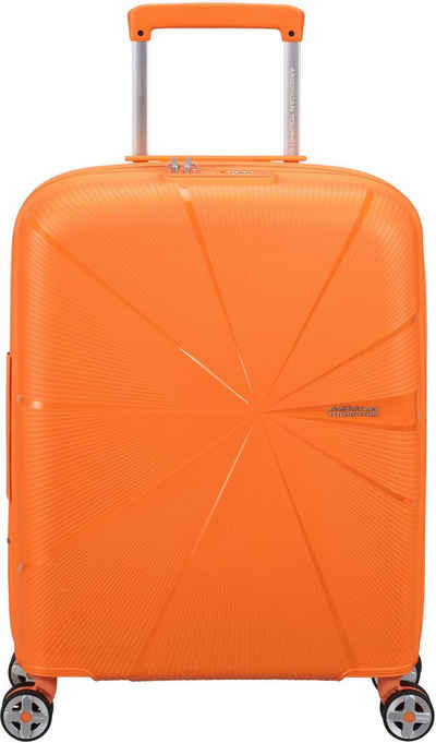 American Tourister® Hartschalen-Trolley Starvibe, papaya, 55 cm, 4 Rollen, Handgepäck-Koffer mit Volumenerweiterung; enthält recyceltes Material