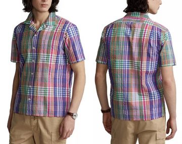 Ralph Lauren Langarmhemd POLO RALPH LAUREN Clady Seersucker Camp Shirt Classic Fit Check Karohe