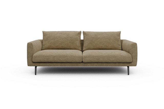 moebelfaktor Sofa Karl 3-Sitzer, Schlanker Rahmen, geneigte Armlehne, itali günstig online kaufen
