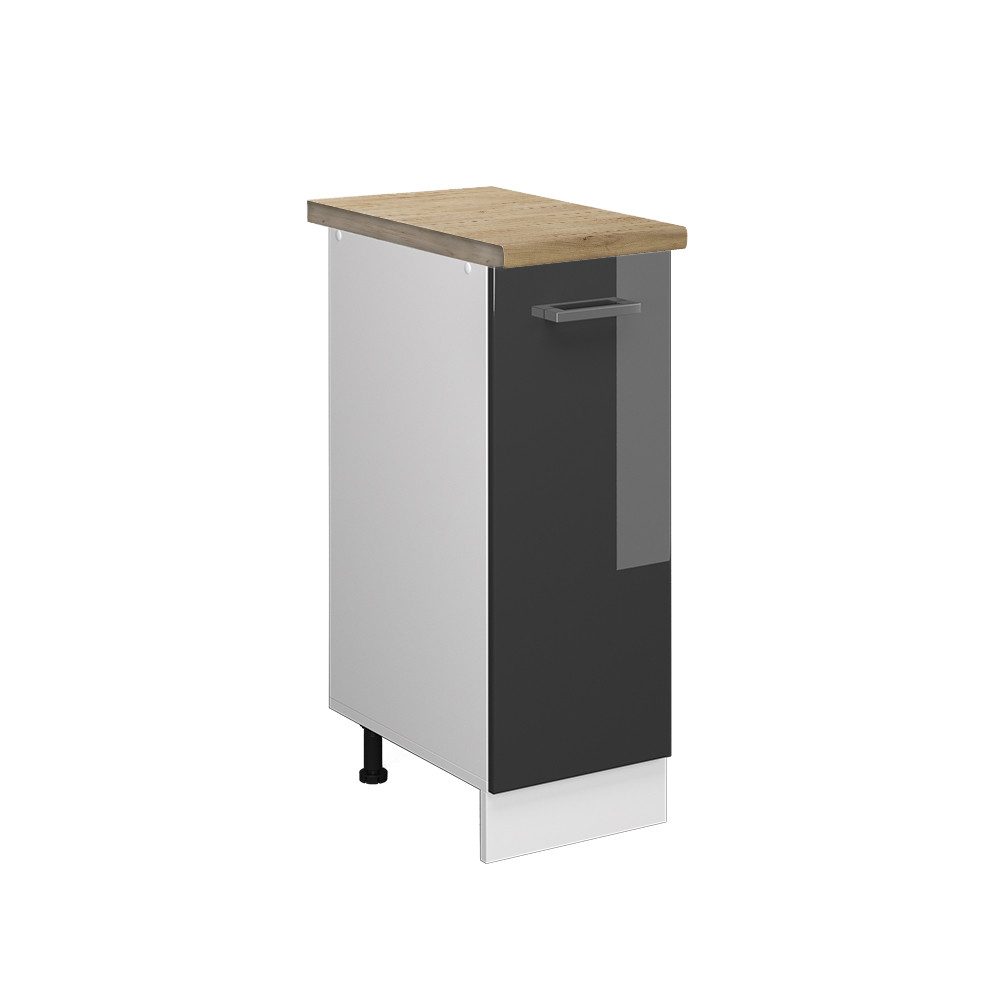 Vicco Apothekerschrank R-Line, Anthrazit Hochglanz/Weiß, 30 günstig online kaufen
