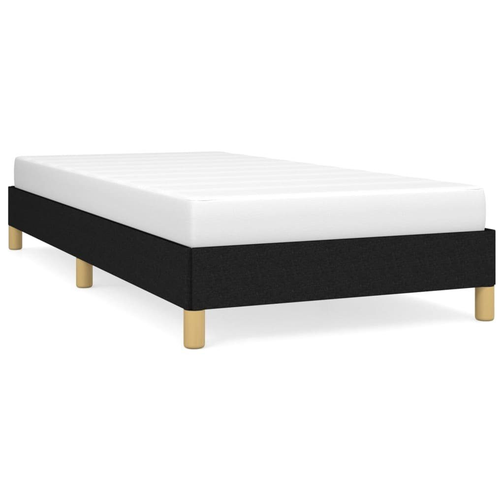 furnicato Bettgestell ohne Matratze Schwarz 100x200 cm Stoff