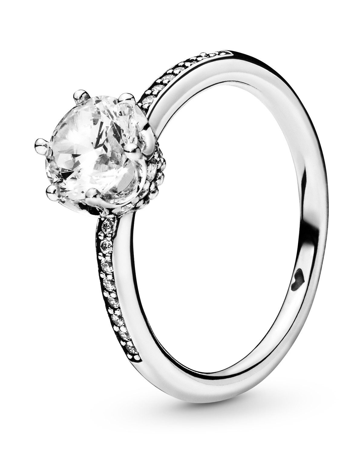 Pandora Solitärring Damen-Clear Sparkling Crown günstig online kaufen