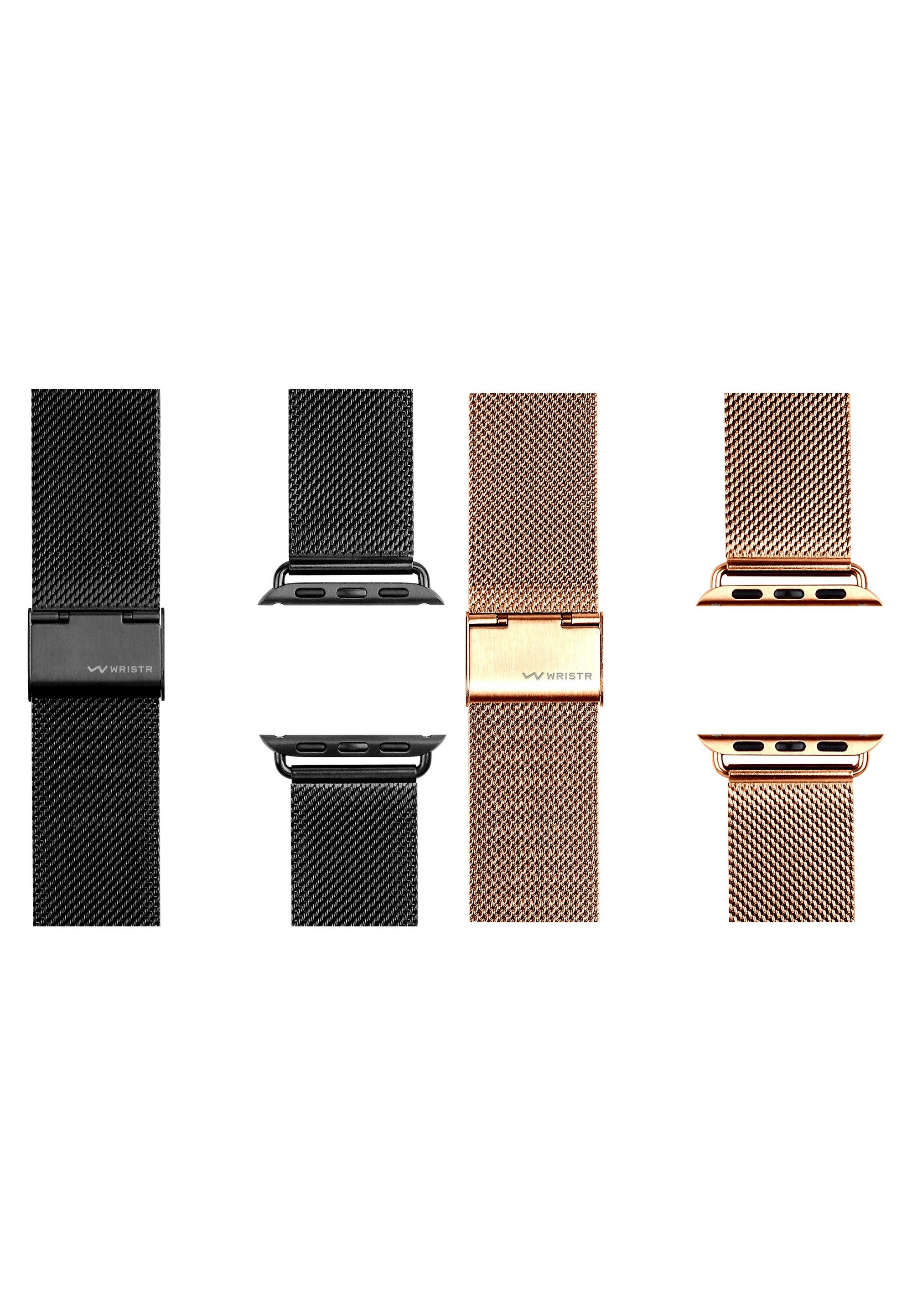 WRISTR Smartwatch-Armband Milanese, für Apple Watch 38/40/41mm (Series 1 - 11)