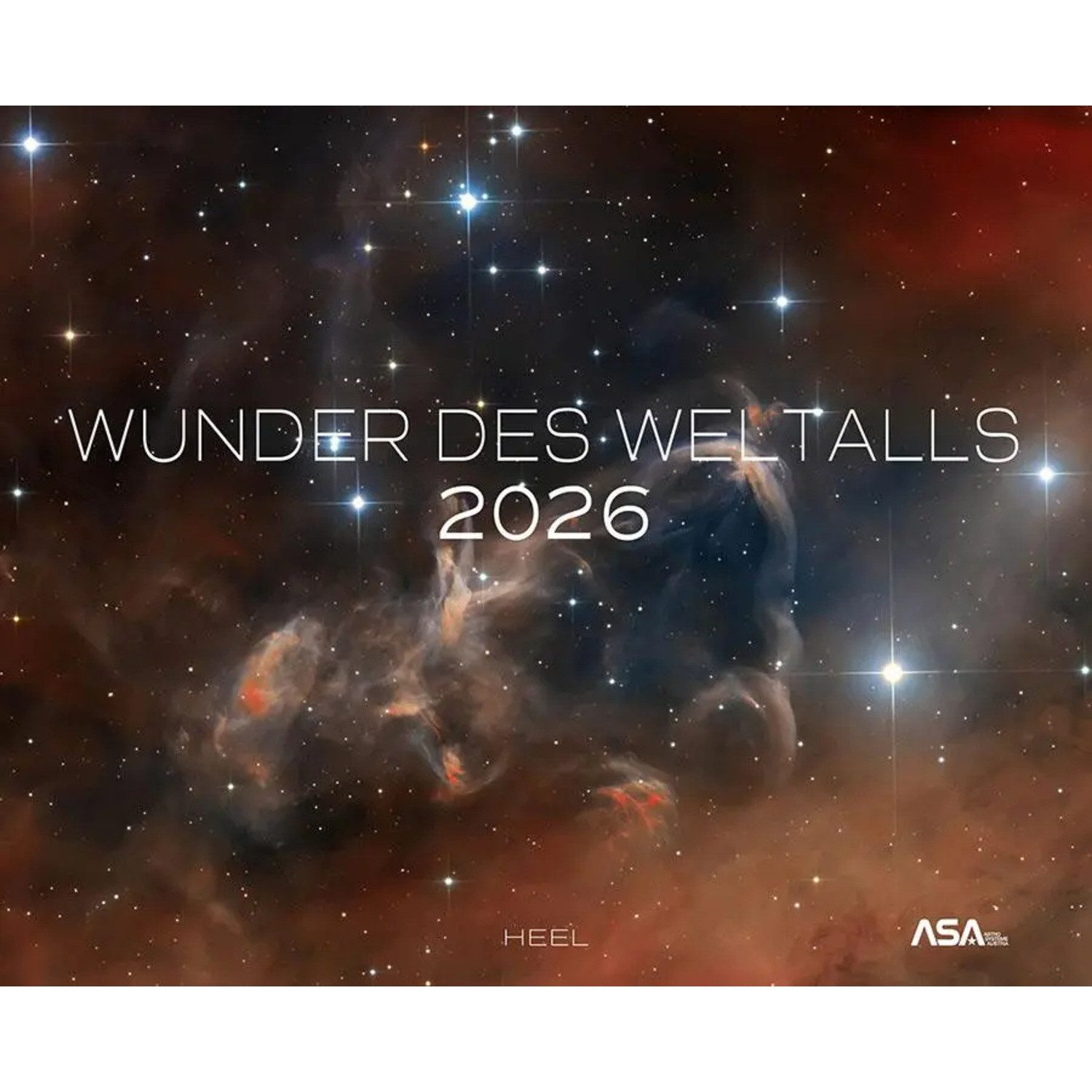 HEEL Verlag Wandkalender Wunder des Weltalls Kalender 2026