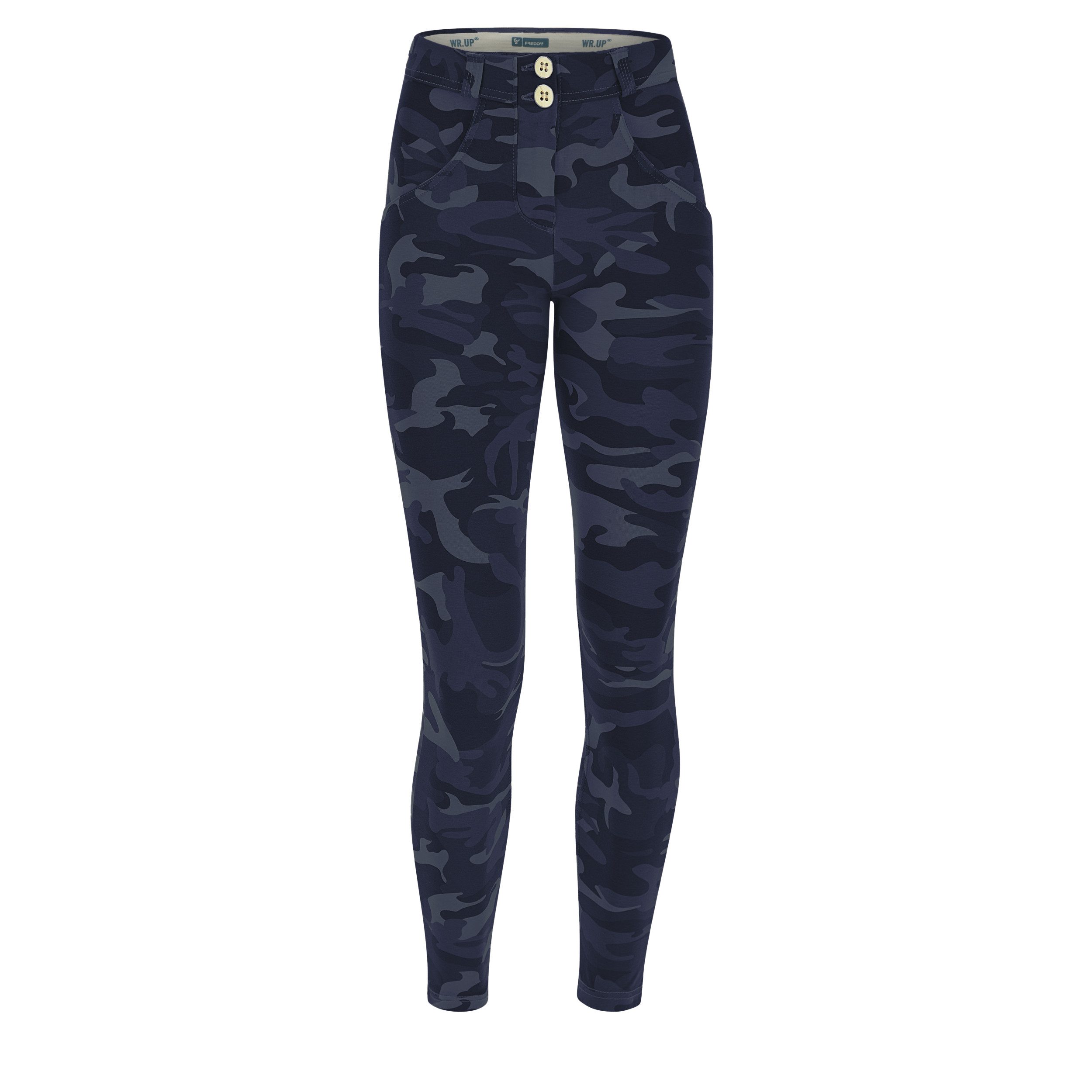 Freddy 7/8-Hose WRUP REGULAR SUPERSKINNY 7/8 mit All-Over-Camouflage-Muster günstig online kaufen