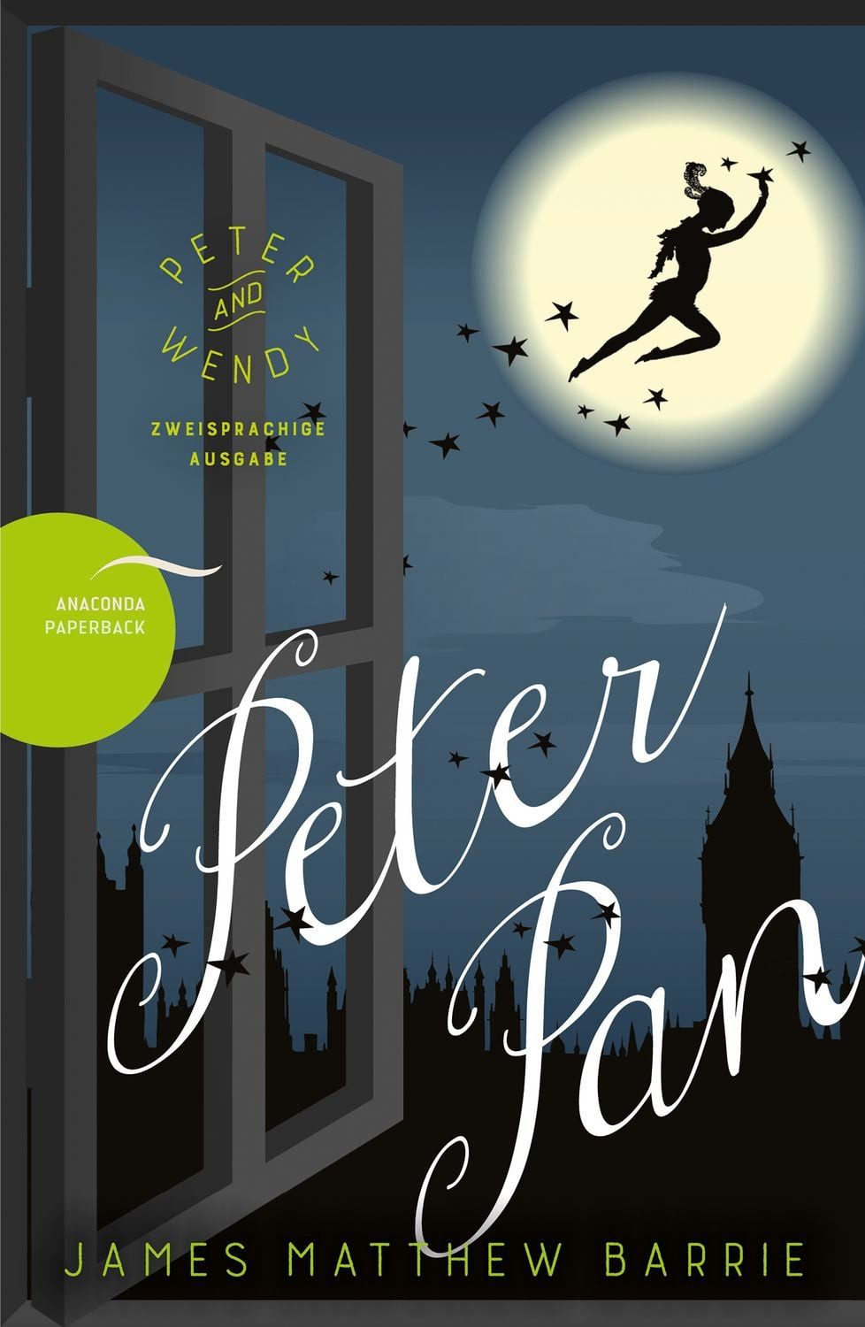 Kinderbuch Peter Pan / Peter and Wendy (Zweisprachige Ausgabe, Englisch-Deutsch) James M. Barrie
