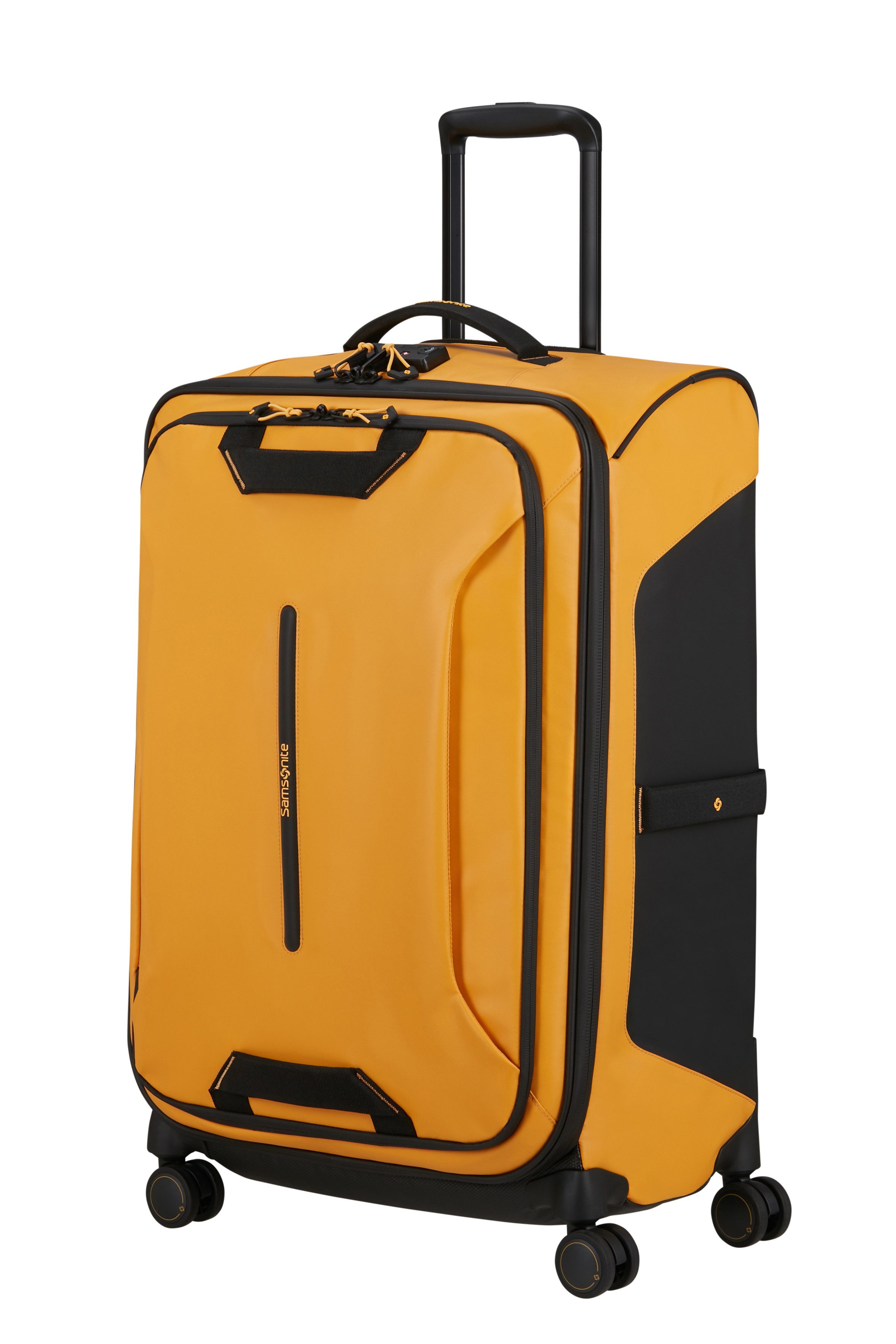 Samsonite Weichgepäck-Trolley SPINNER DUFFLE, 4 Rollen, Wasserabweisende Beschichtung, reflektierende Details für Sichtbarkeit